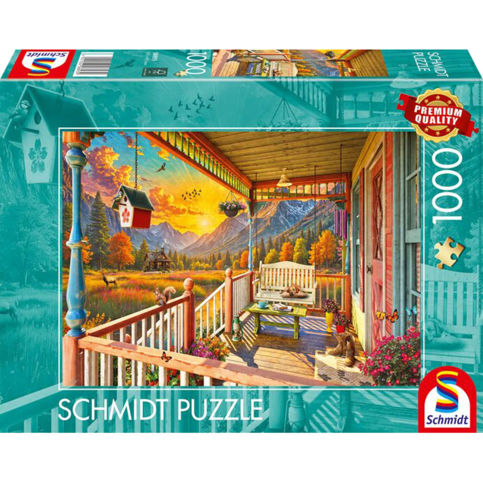 Schmidt Spiele Puzzle Bergland-Veranda - Bild 1