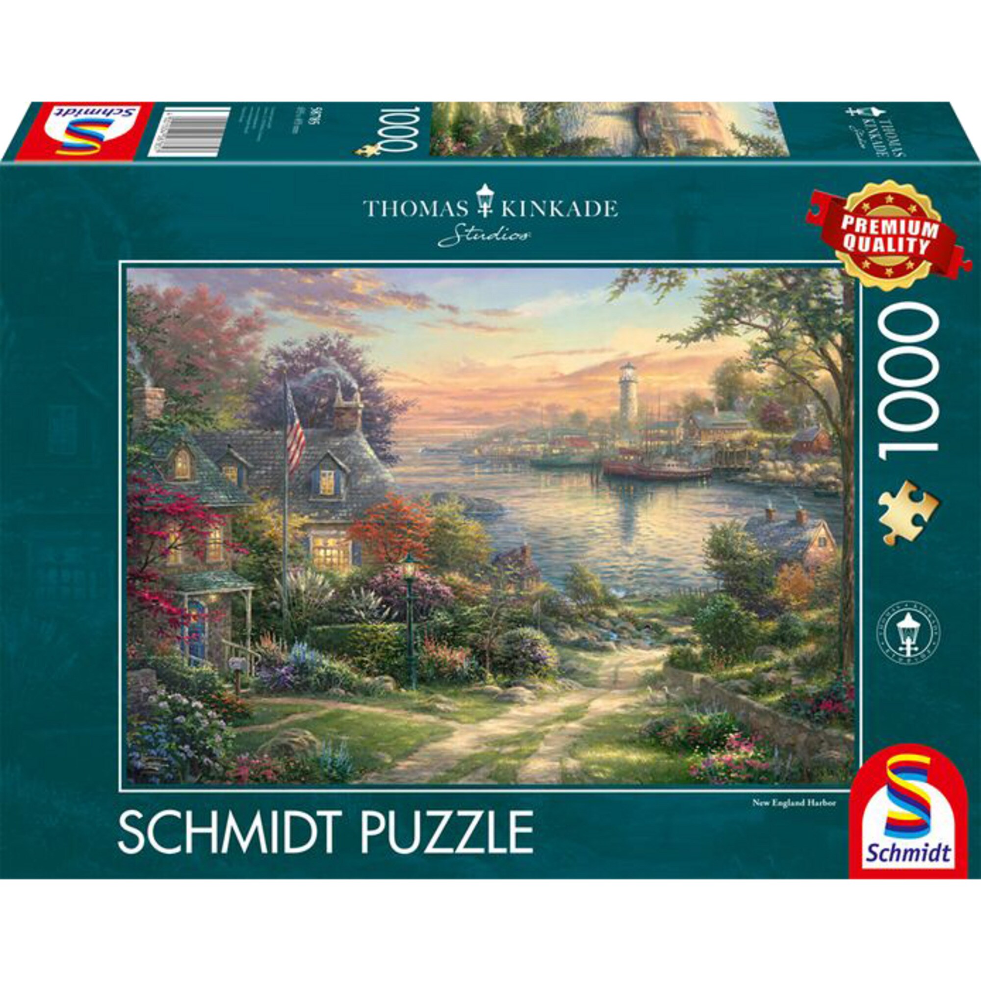 Schmidt Spiele Puzzle Thomas Kinkade Studios: Hafen in Neuengland - Bild 1