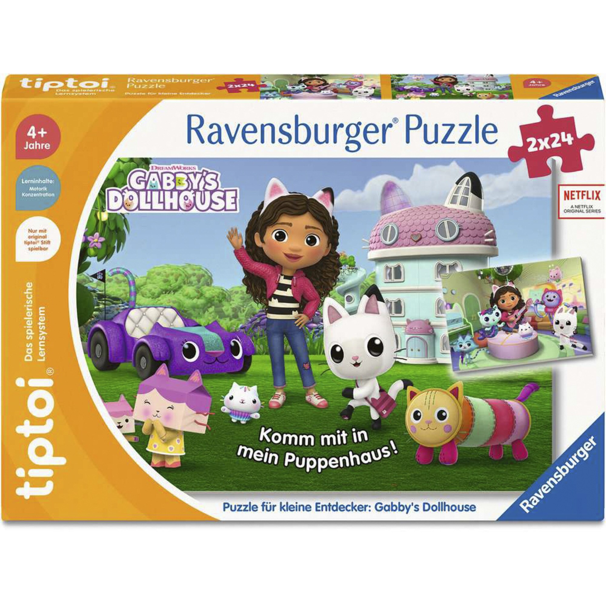 Ravensburger Puzzle tiptoi Puzzle f&uuml;r kleine Entdecker: Gabby&rsquo;s Dollhouse - Bild 1