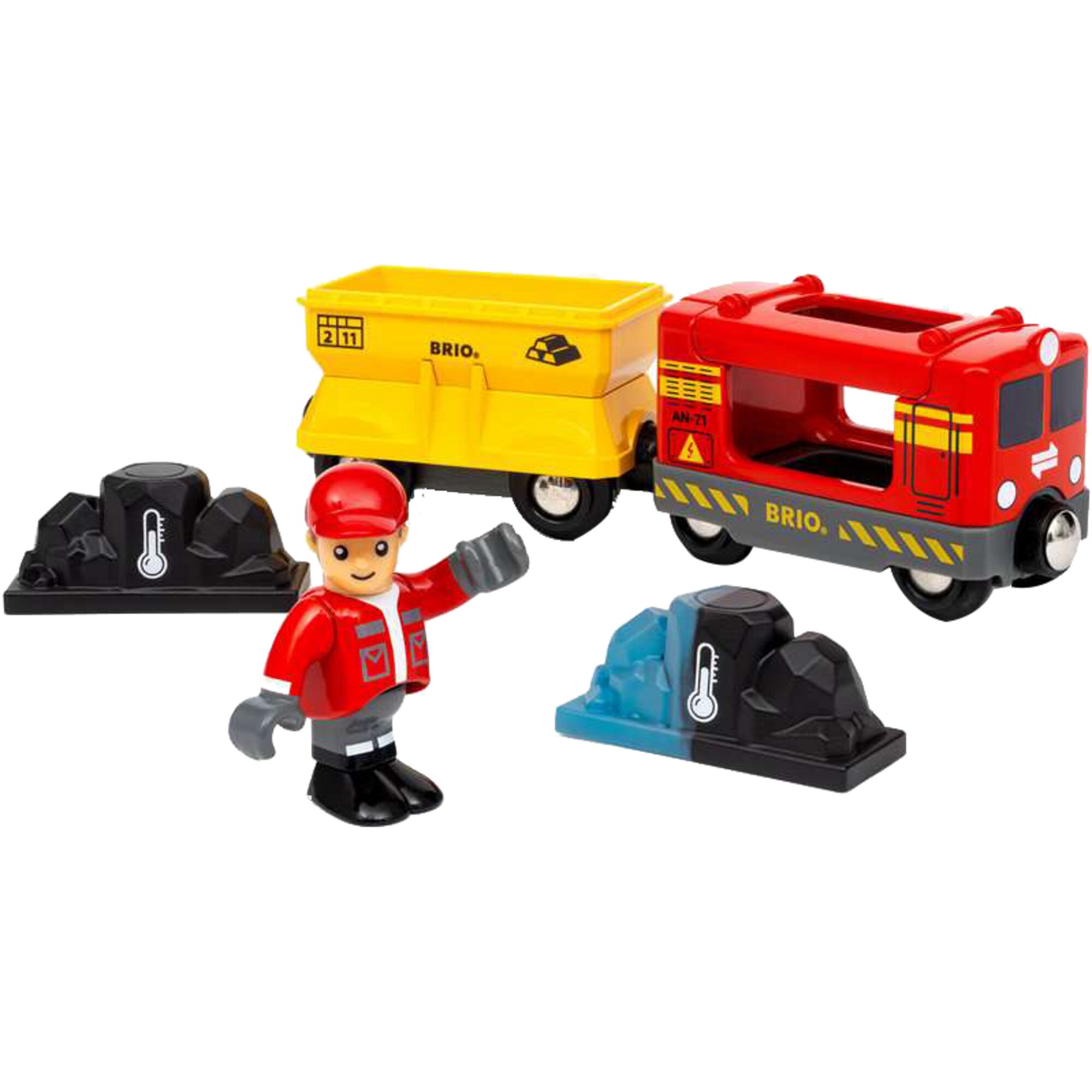 BRIO Spielfahrzeug World - G&uuml;terzug mit Farbwechsel-Zubeh&ouml;r - Bild 1