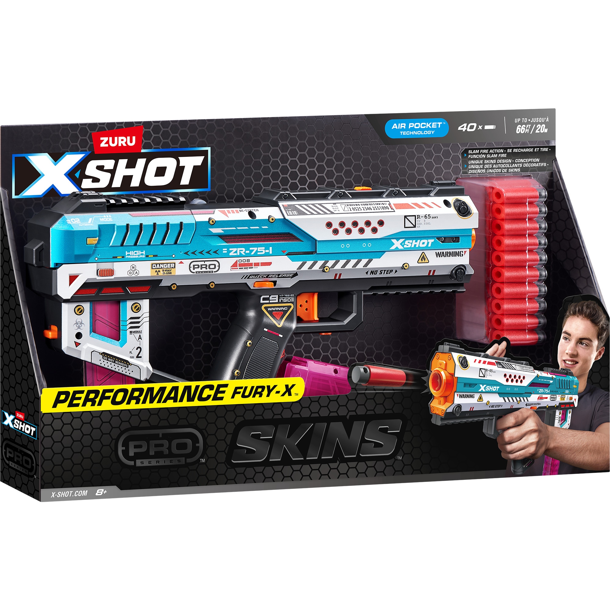 ZURU Dartblaster XSHOT Skins Fury-X - Bild 1