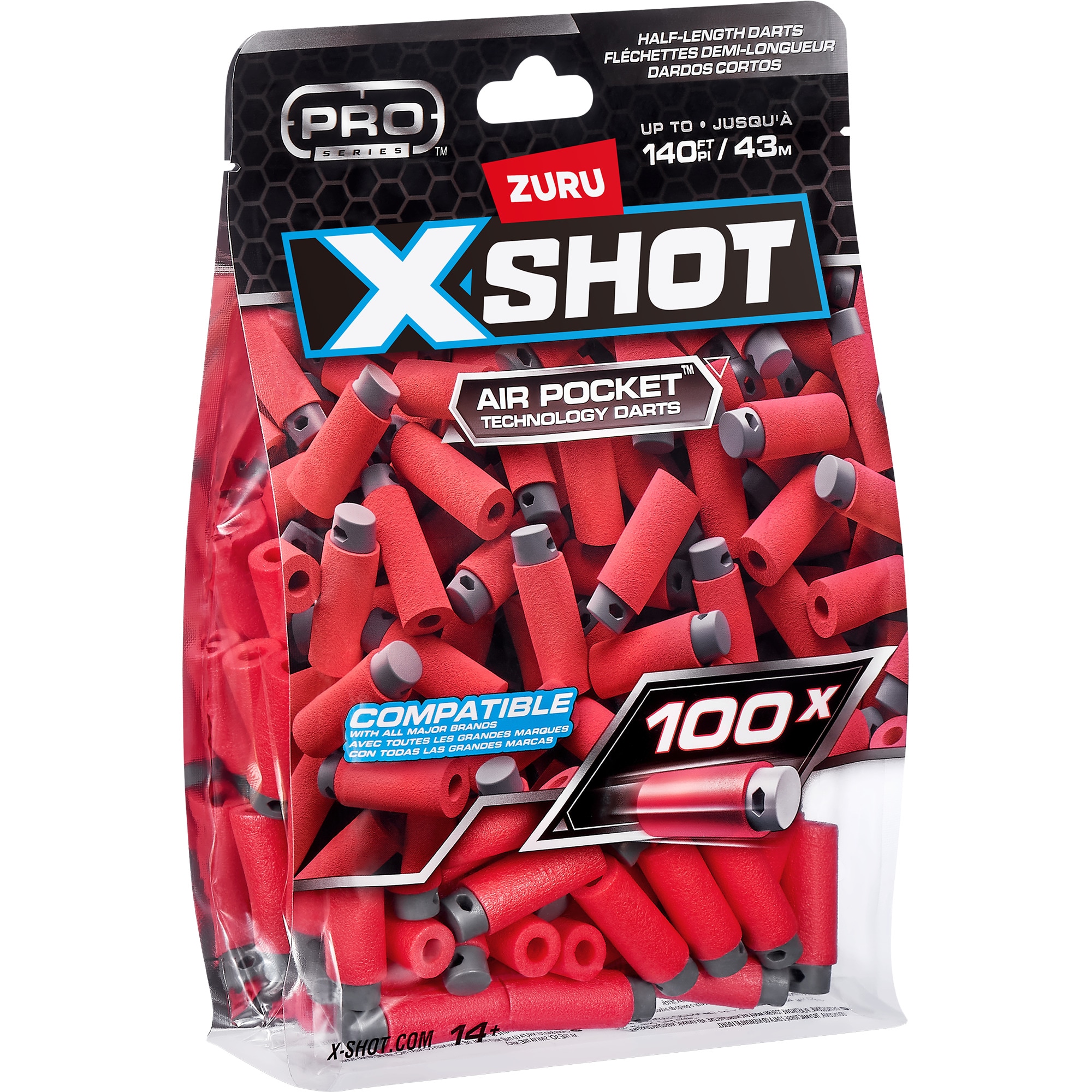 ZURU Dartblaster XSHOT Skins Nachf&uuml;llpackung 100 Half-Darts - Bild 1