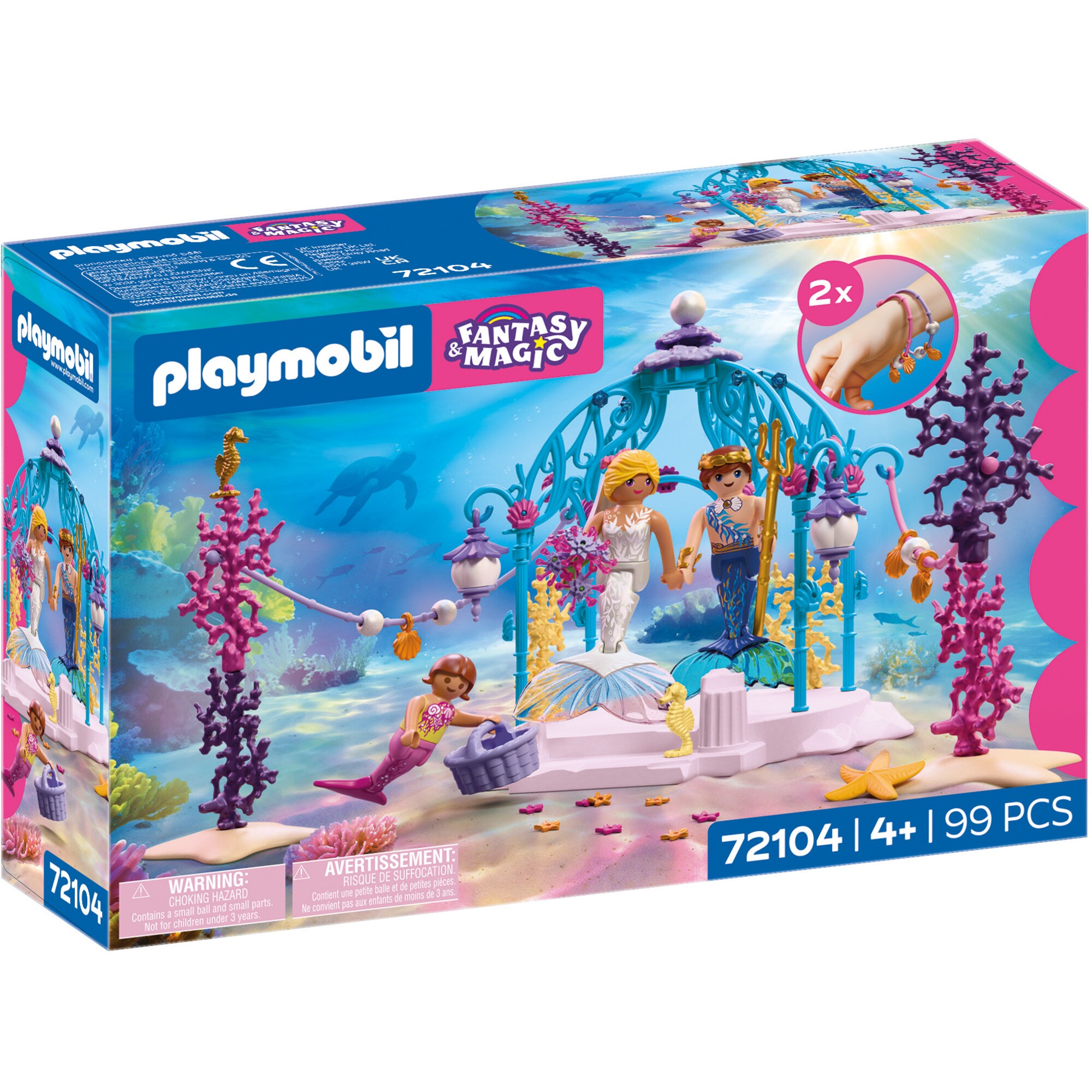 PLAYMOBIL Konstruktionsspielzeug Fantasy & Magic Unterwasserhochzeit