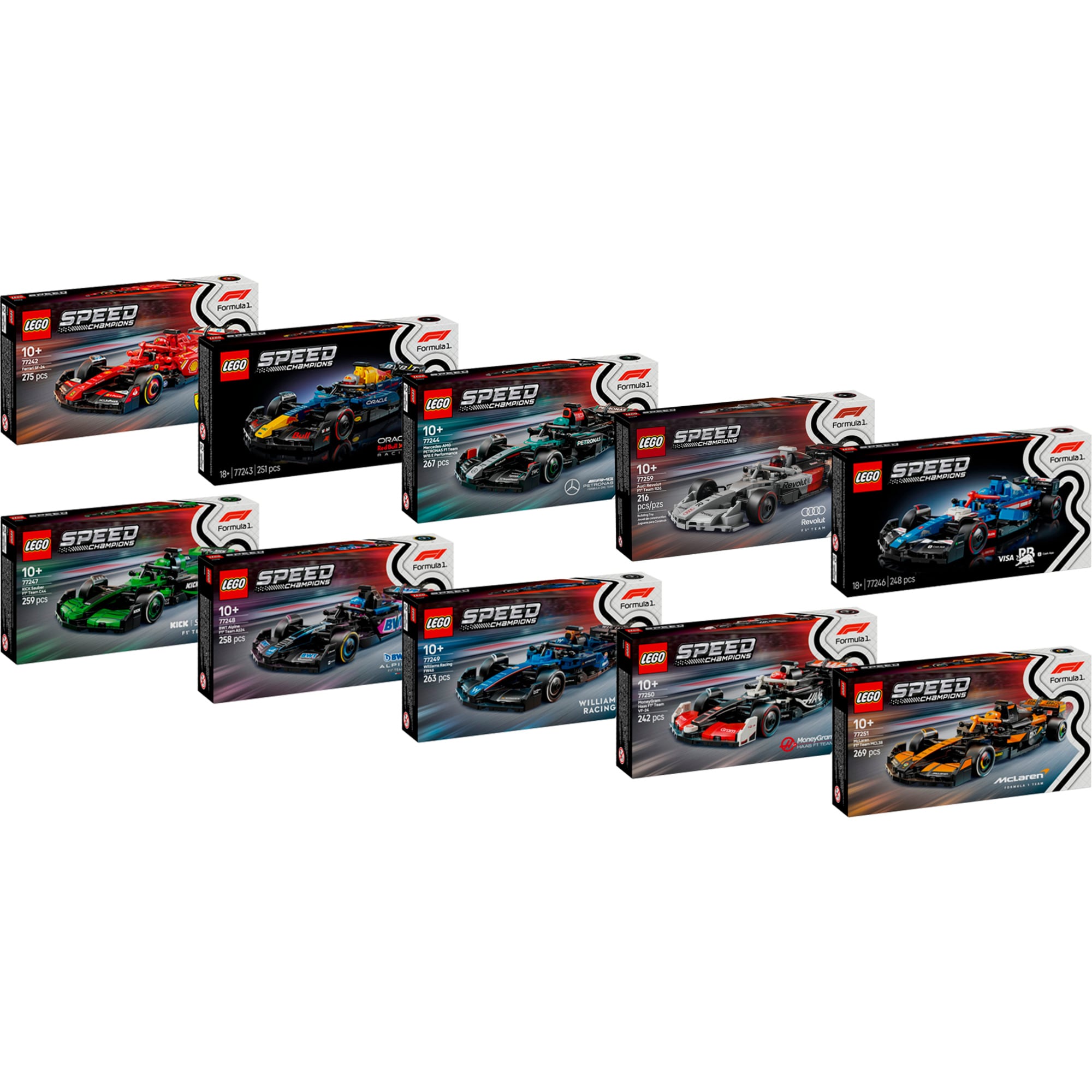 LEGO Konstruktionsspielzeug Speed Champions Formel 1 Bundle - Bild 1