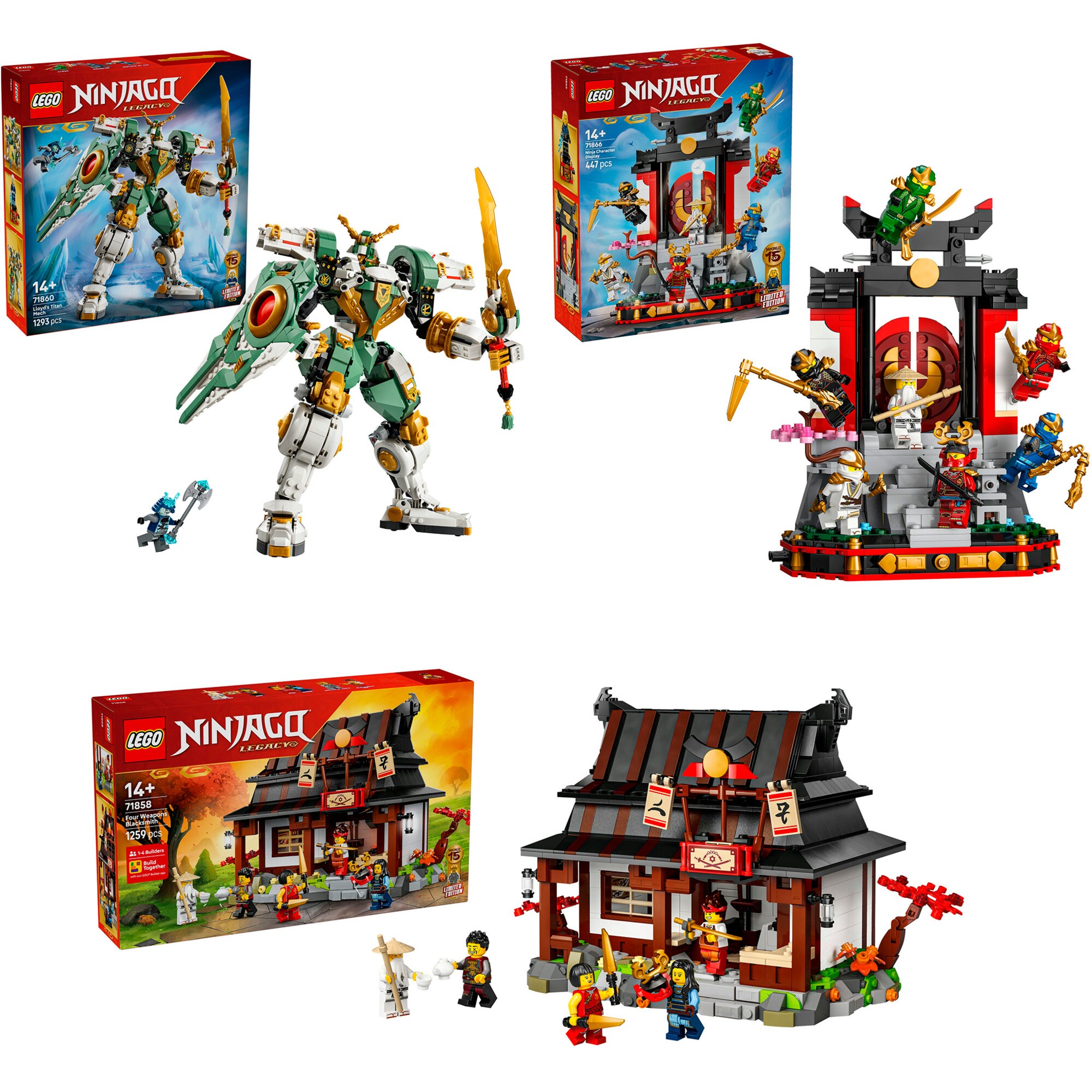 LEGO Konstruktionsspielzeug Ninjago 15-Jahre-Jubil&auml;ums-Bundle - Bild 1