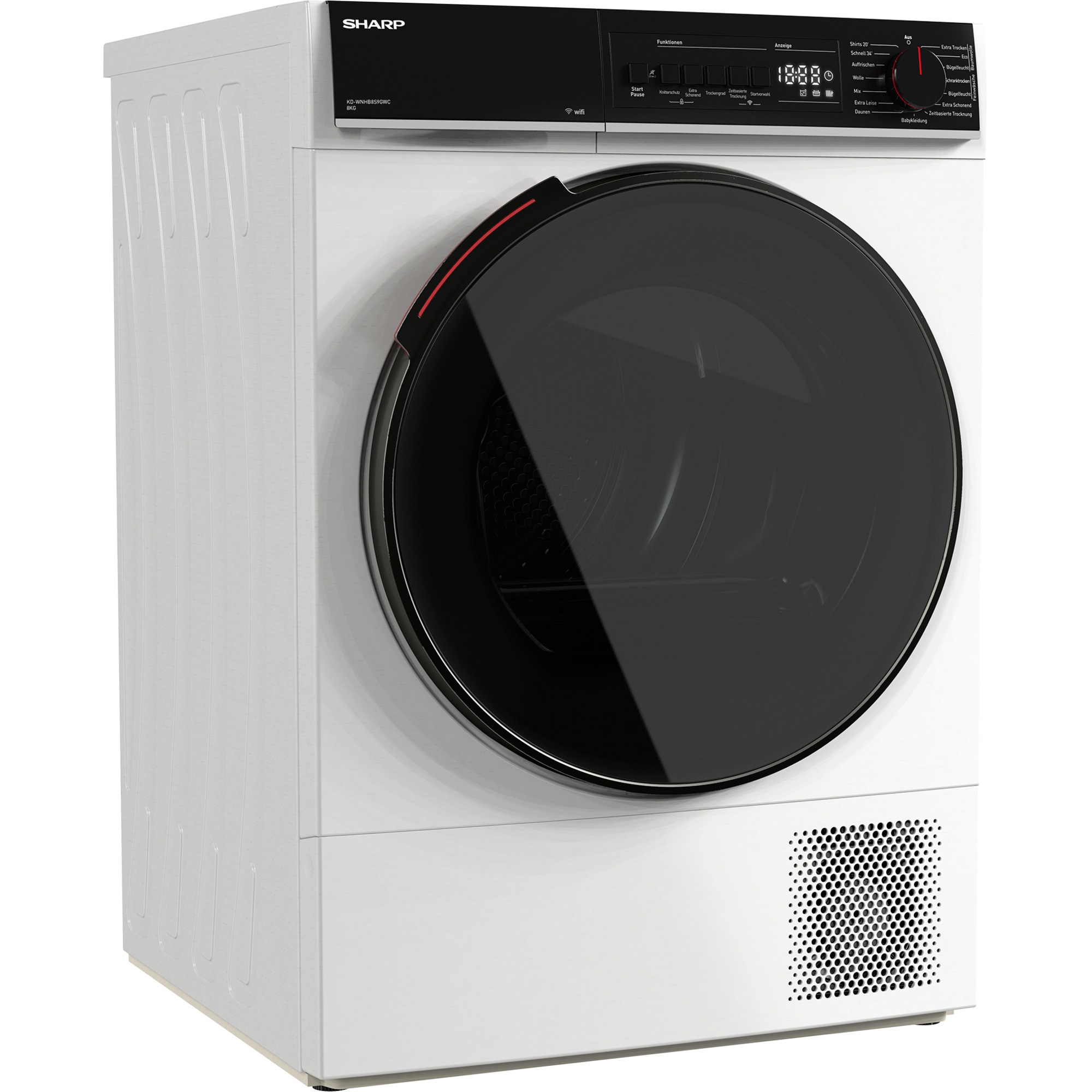 SHARP W&auml;rmepumpentrockner KD-WNHB8S9GWC-DE - Bild 1