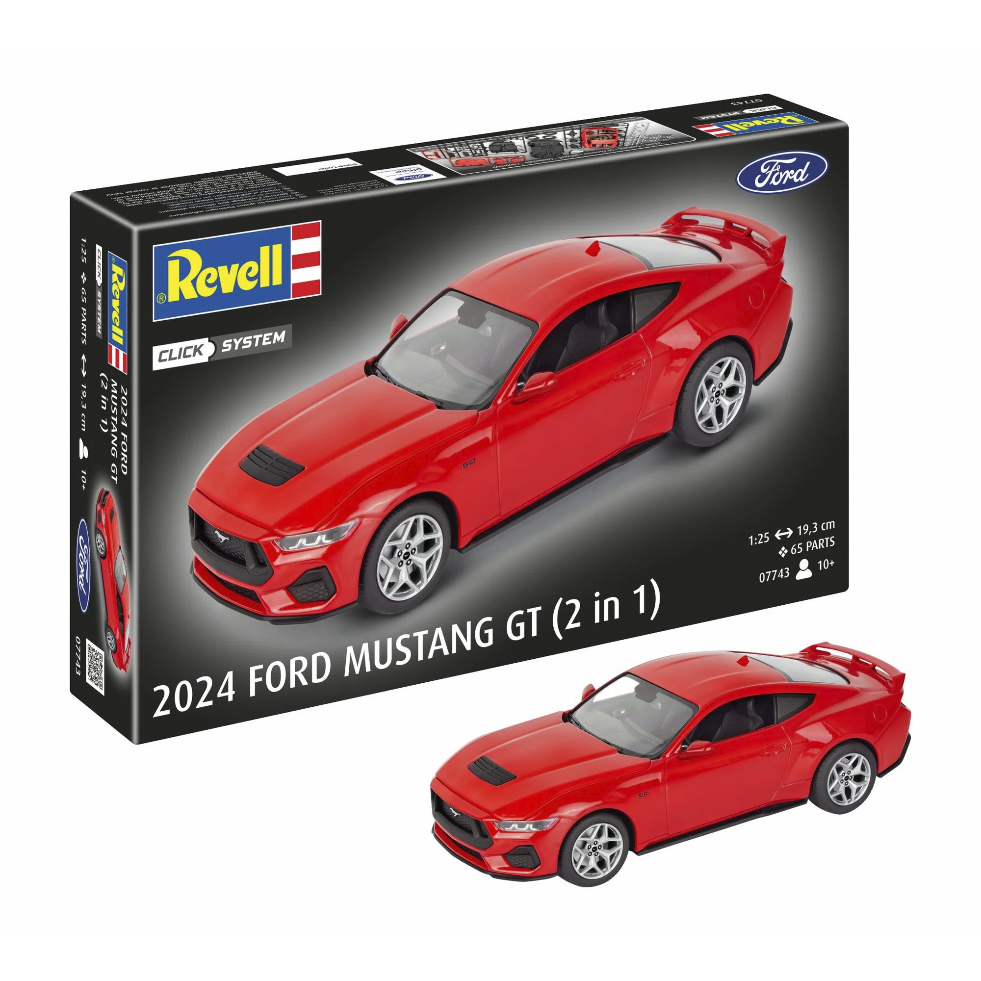 Revell Modellfahrzeug 2024 Ford Mustang GT Click-System - Bild 1