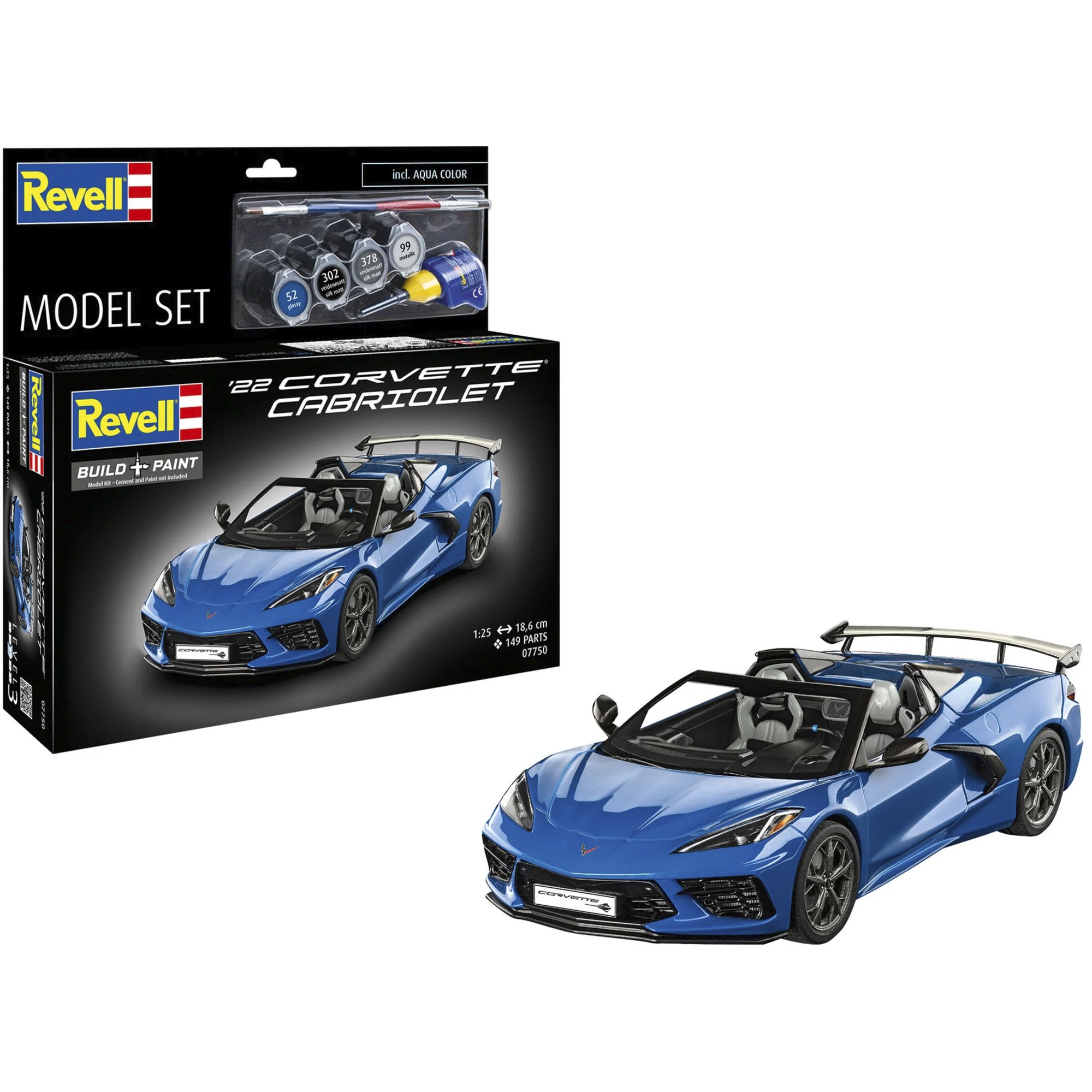 Revell Modellfahrzeug Model Set Corvette C8 Cabriolet - Bild 1