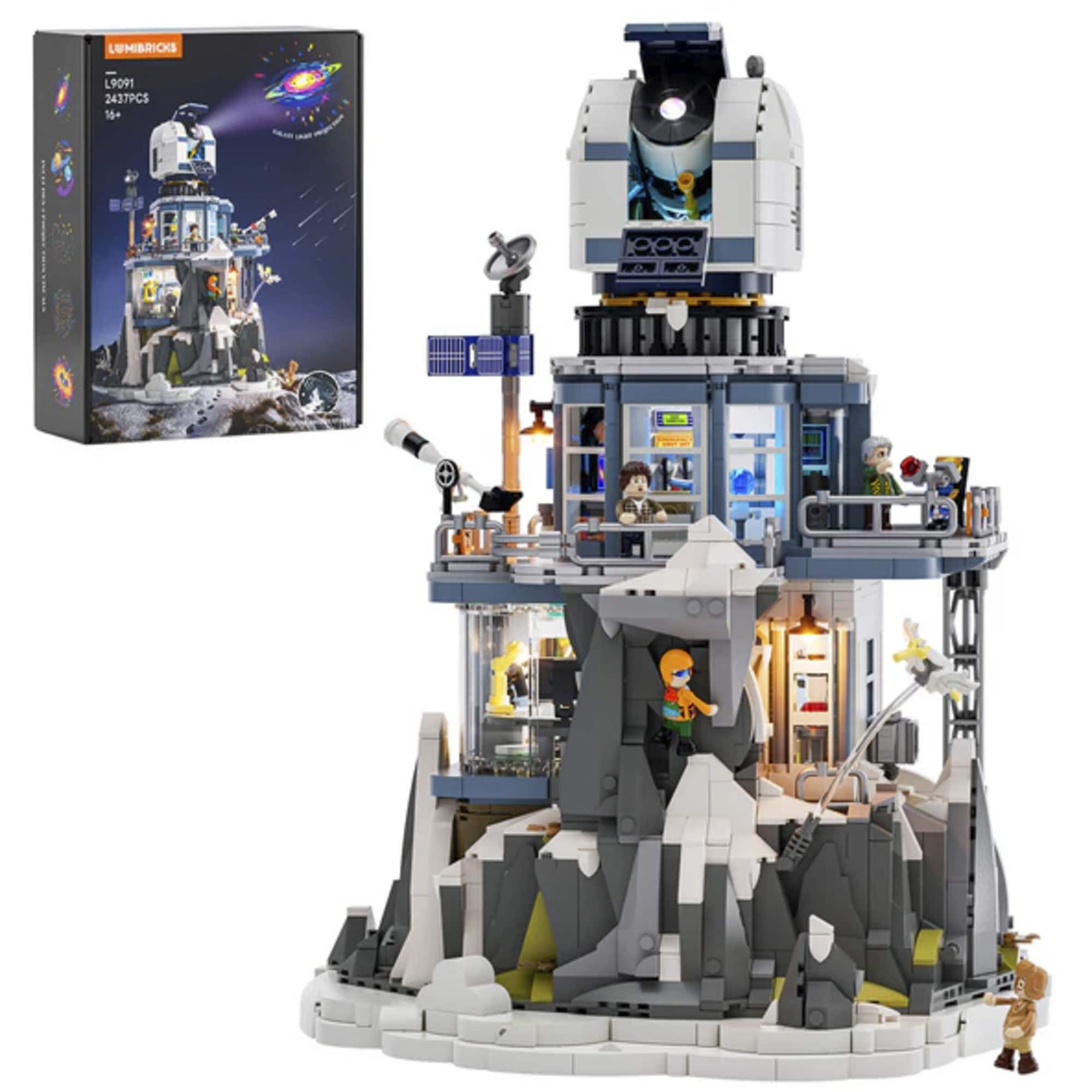 Lumibricks Konstruktionsspielzeug Alpenobservatorium - Bild 1