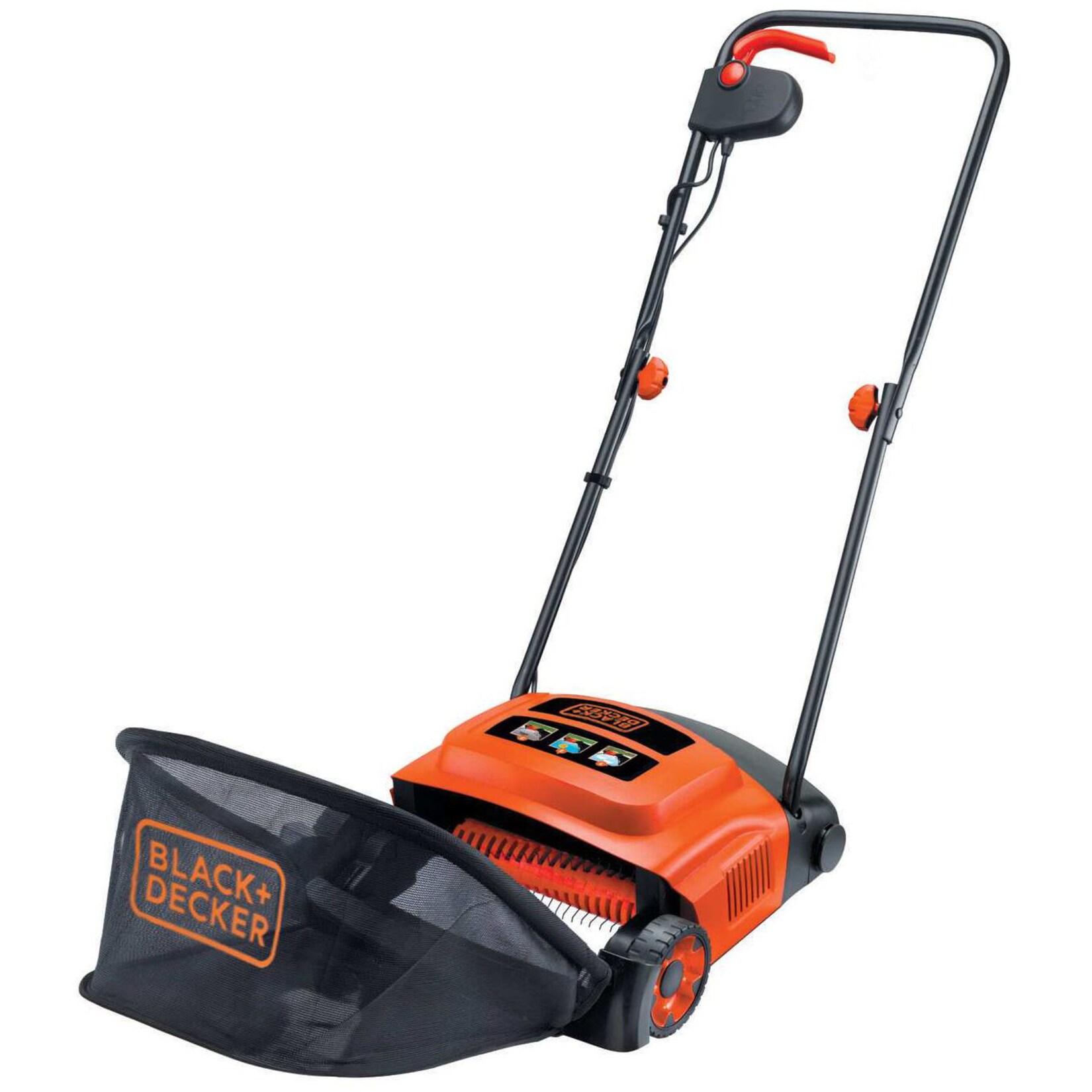 BLACK+DECKER Vertikutierer Elektro-Rasenlüfter GD300 | 05035048190050