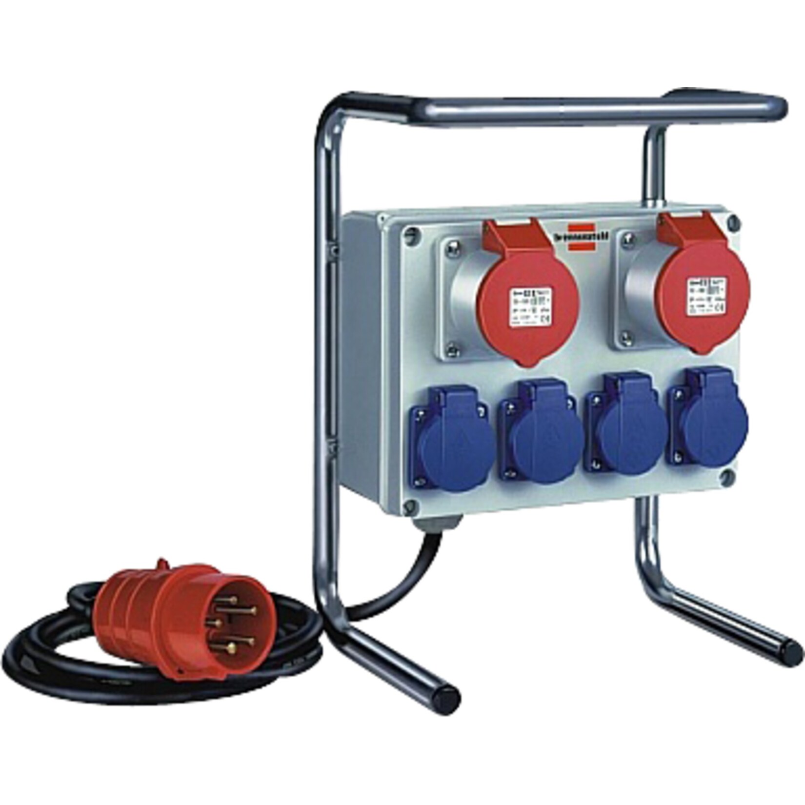Brennenstuhl Steckdosenleiste Kompakter Kleinstromverteiler BKV 2/4 G IP44, 6-fach | 04007123075539