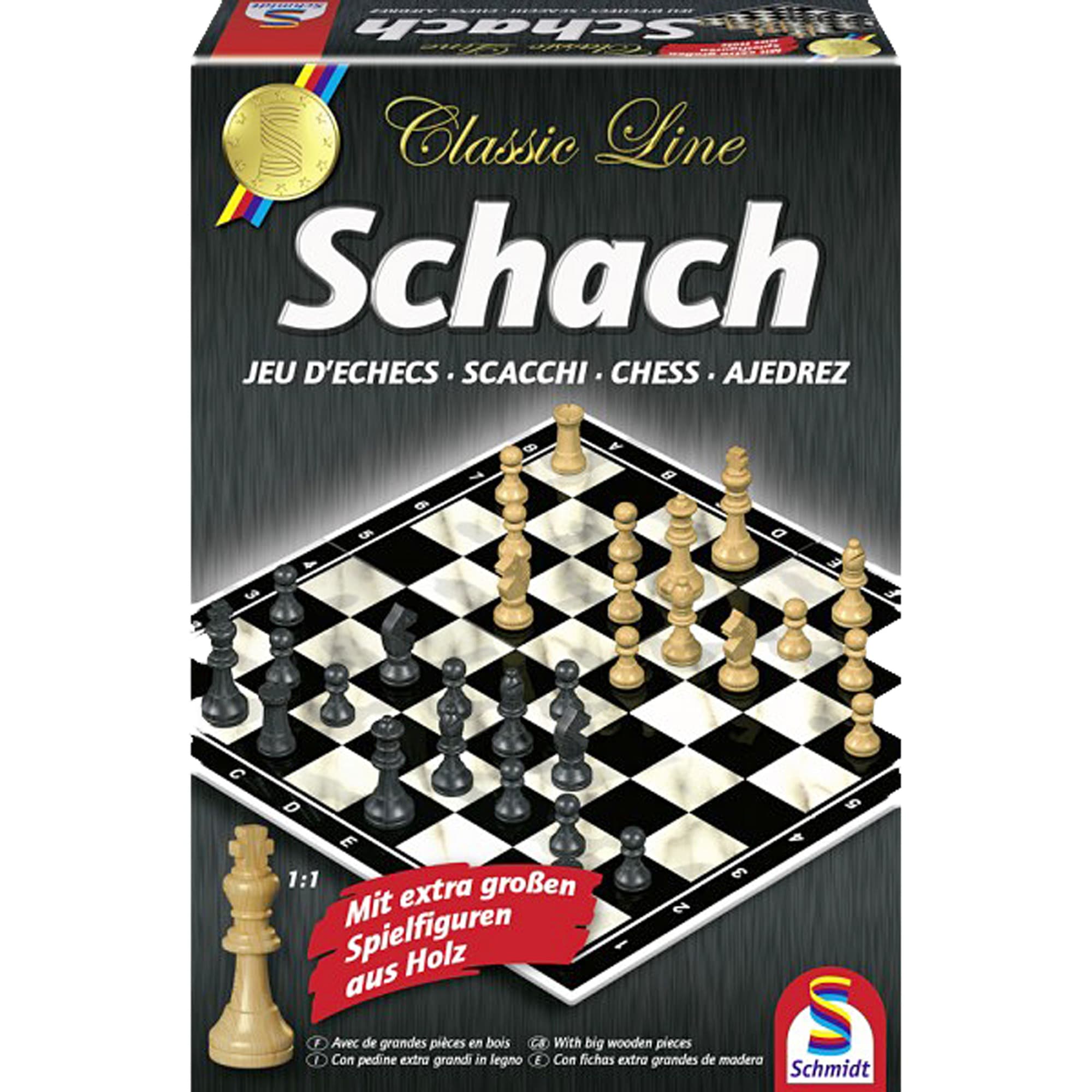 Schmidt Spiele Brettspiel Classic Line: Schach - Bild 1