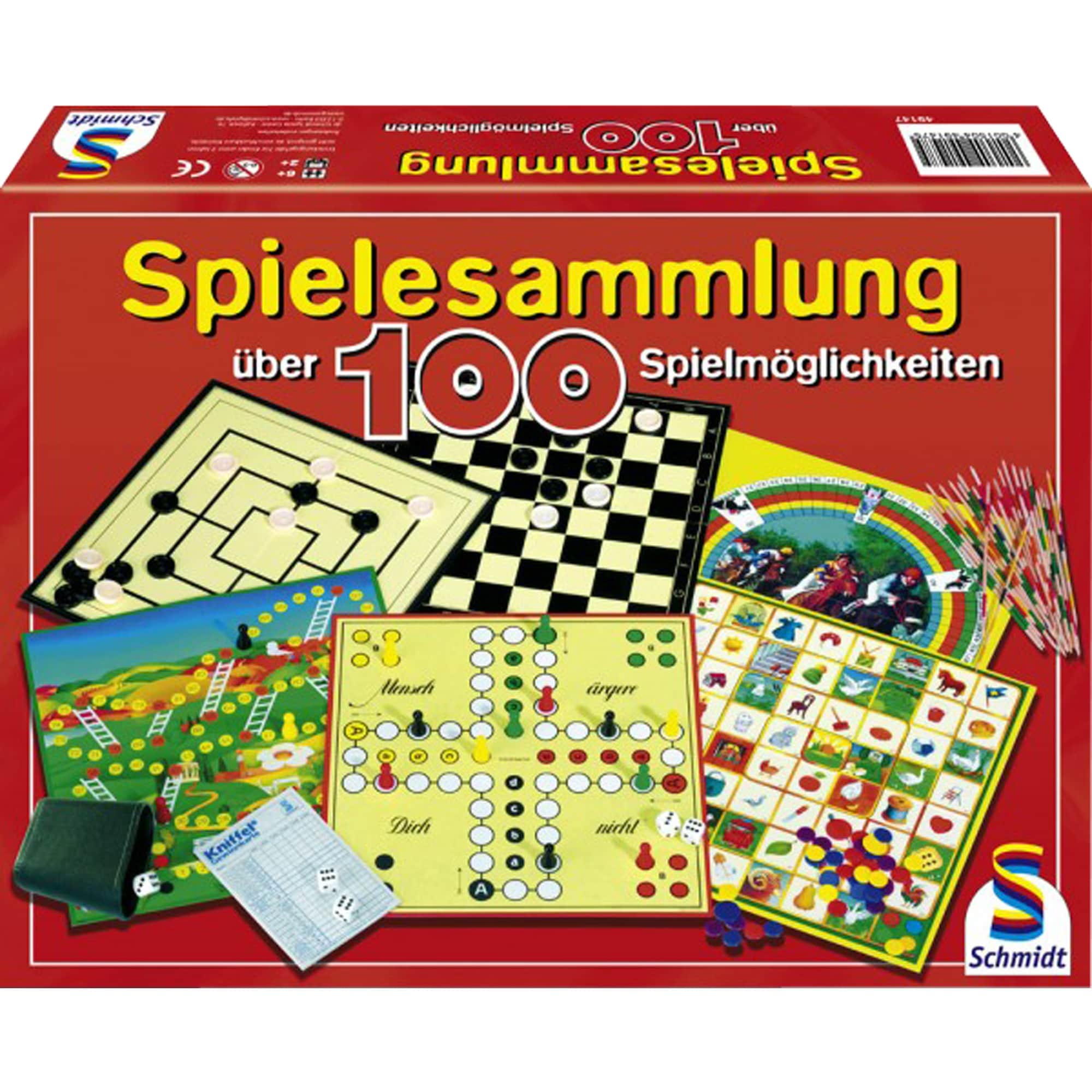 Schmidt Spiele Brettspiel Spielesammlung: 100 Spielm&ouml;glichkeiten - Bild 1
