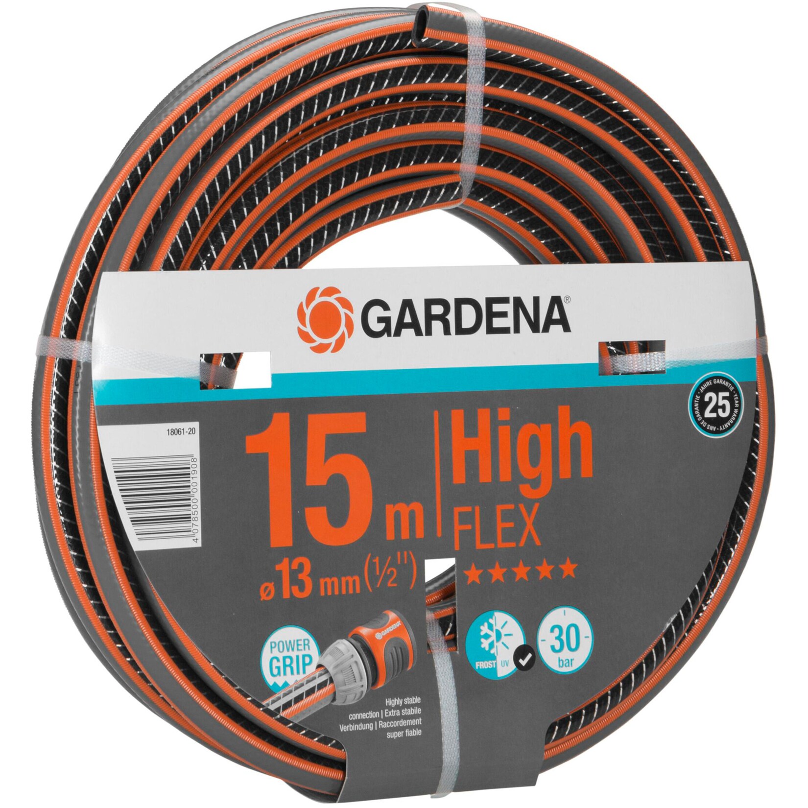 GARDENA Schlauch Comfort HighFLEX Schlauch 13mm (1/2″) | 04078500001908