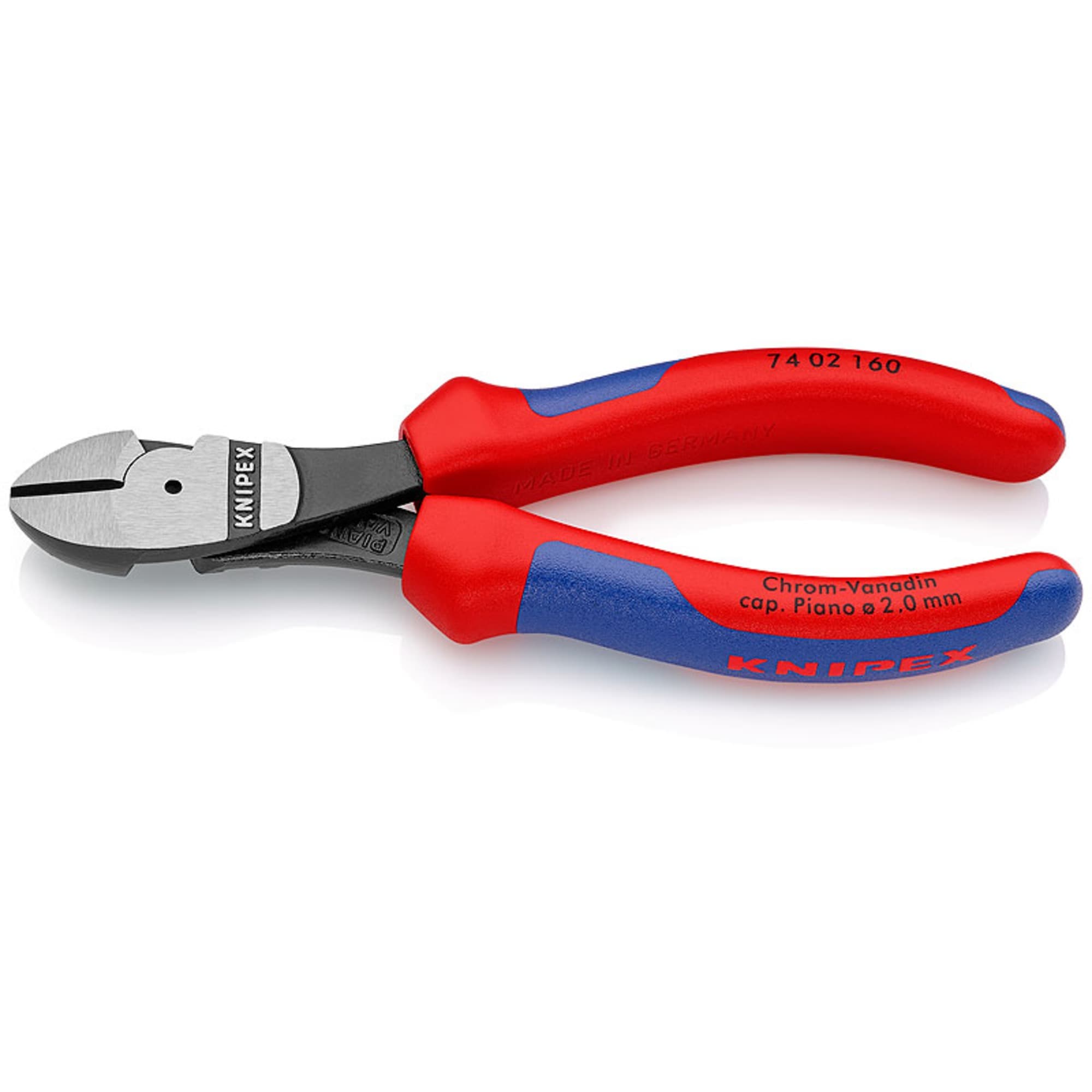 Knipex Schneid-Zange Kraft-Seitenschneider 74 02 160 - Bild 1