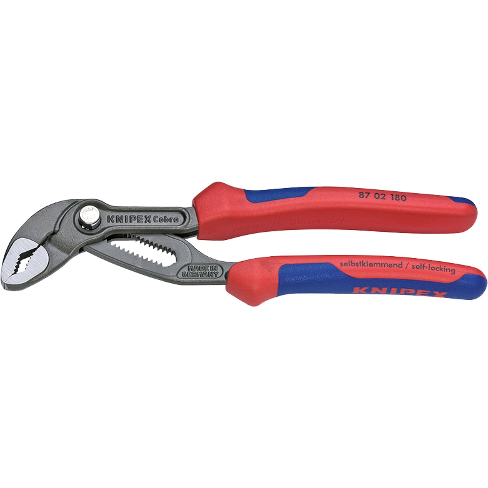 Knipex Rohr- / Wasserpumpen-Zange Cobra 87 02 180, 180mm - Bild 1