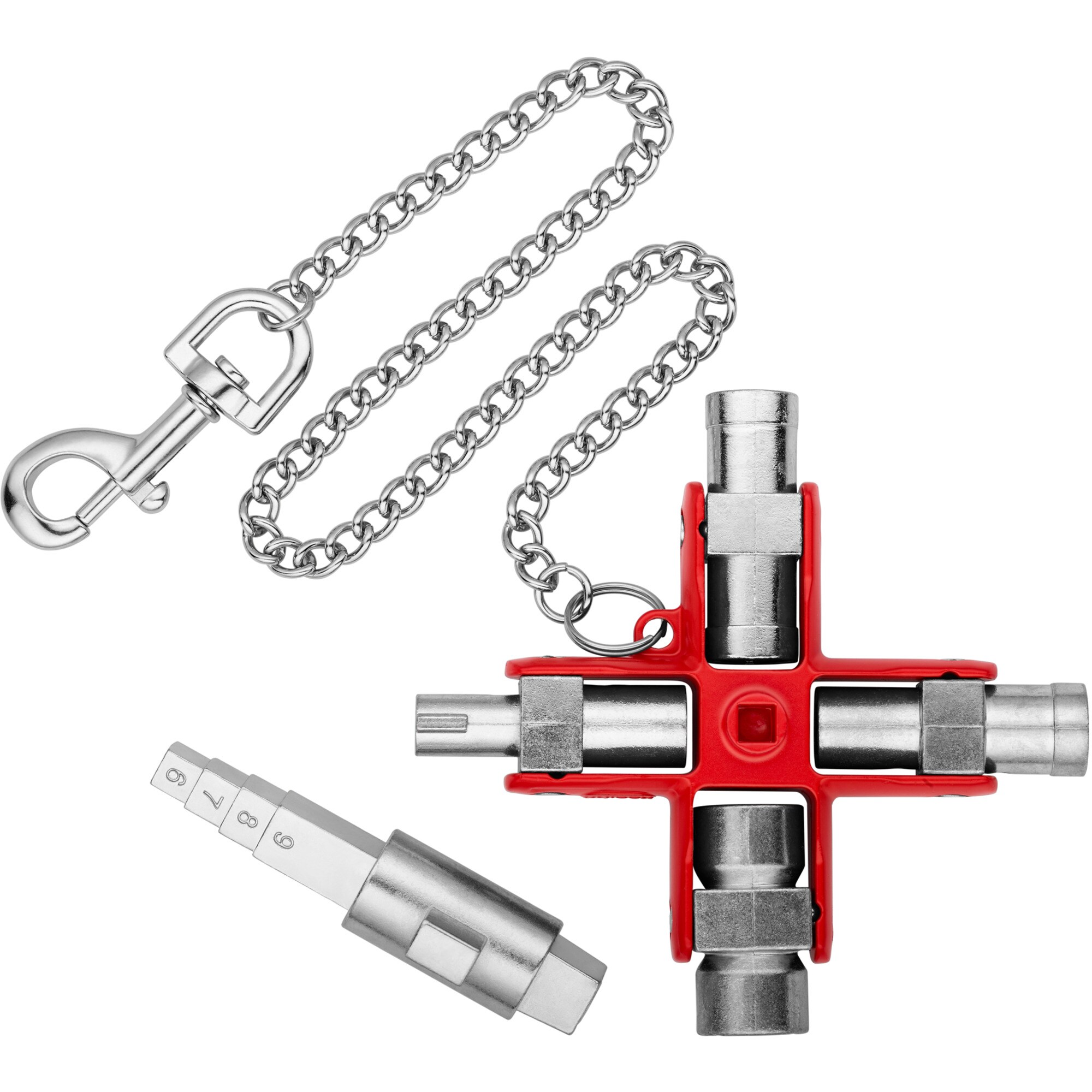 Knipex Steckschl&uuml;ssel Universal-Schl&uuml;ssel "Bau" 00 11 06 V01 - Bild 1