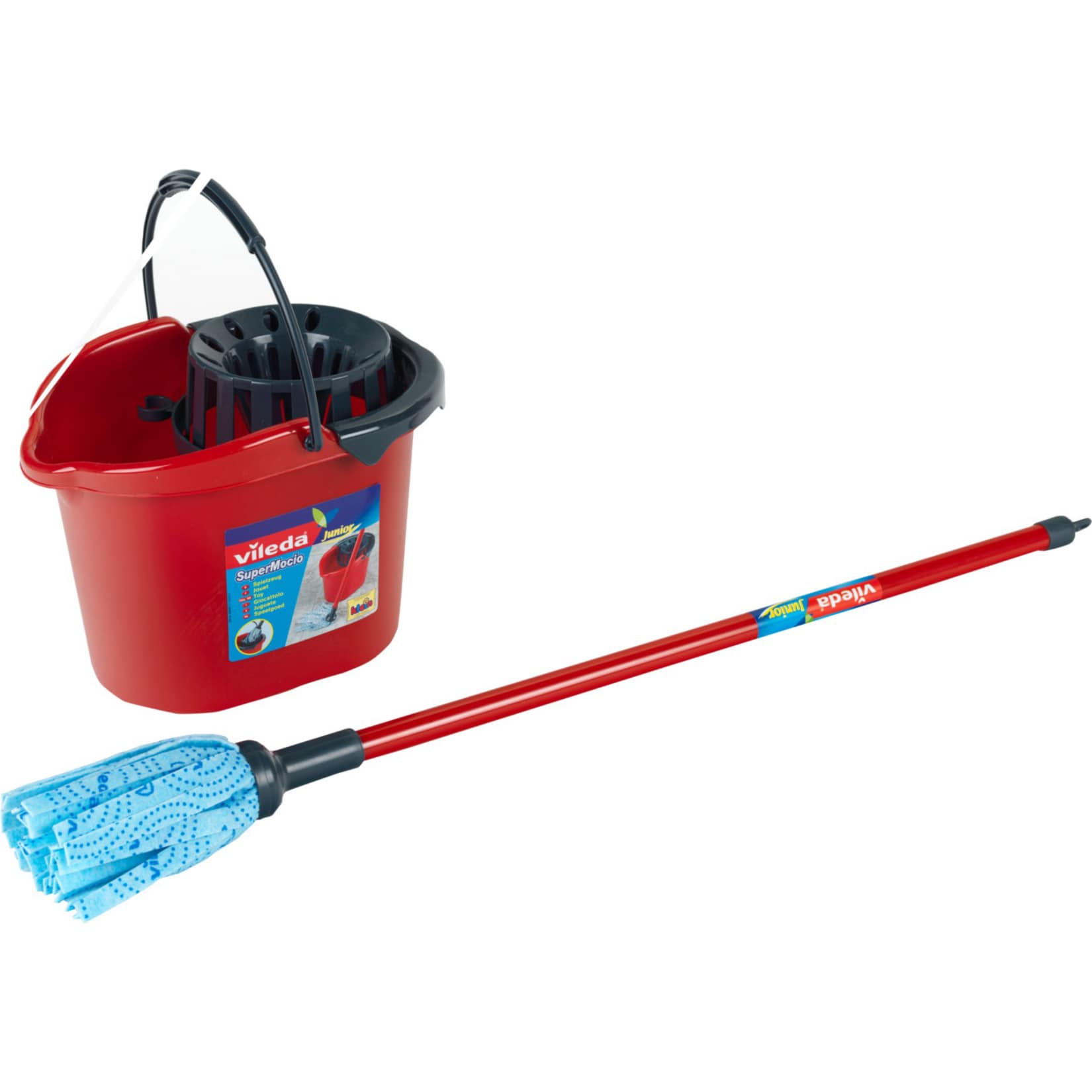 Theo Klein Kinderhaushaltsger&auml;t Vileda Eimer mit Aufsatz und Wischmop - Bild 1