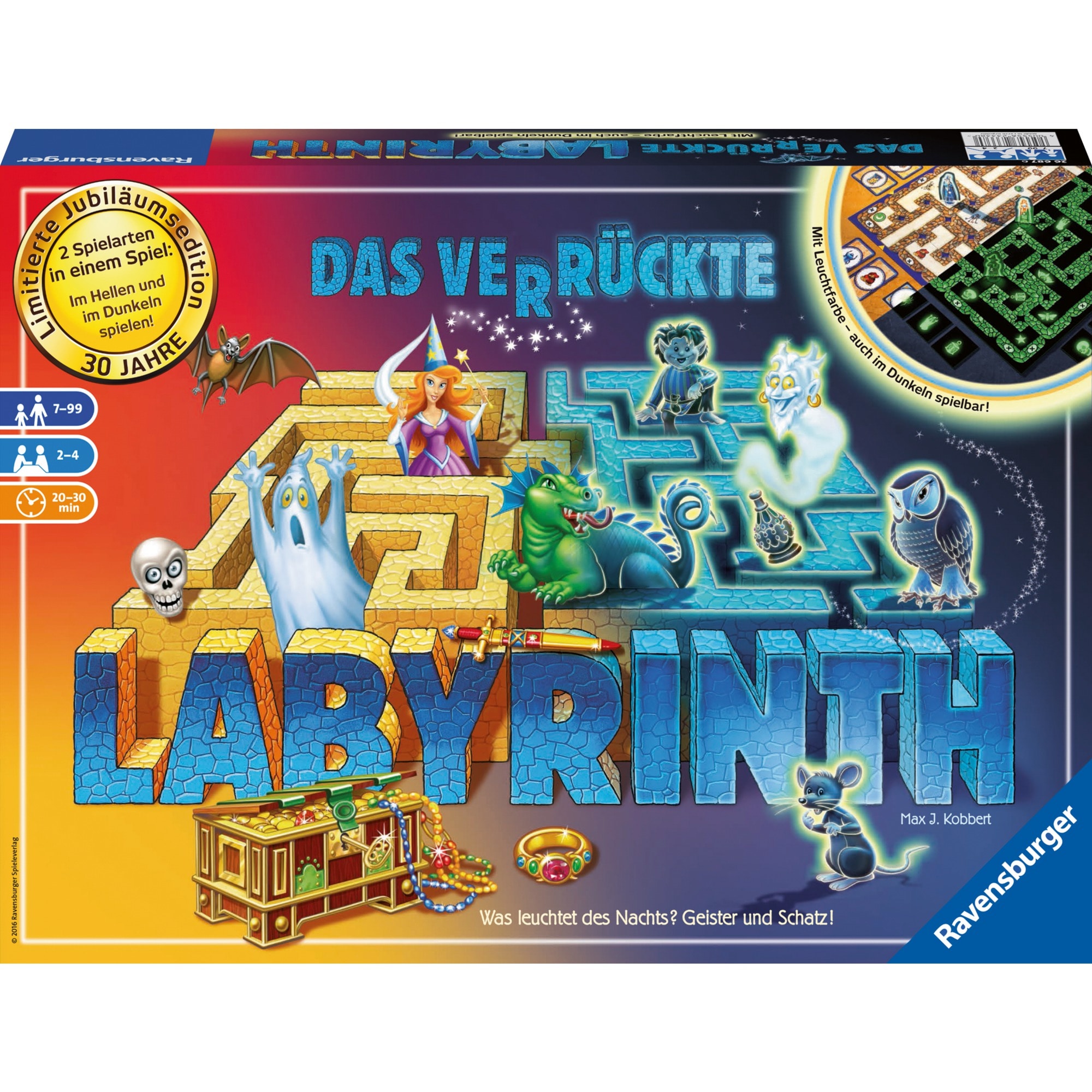Ravensburger Brettspiel Das verr&uuml;ckte Labyrinth: 30 Jahre Jubil&auml;umsedition - Bild 1