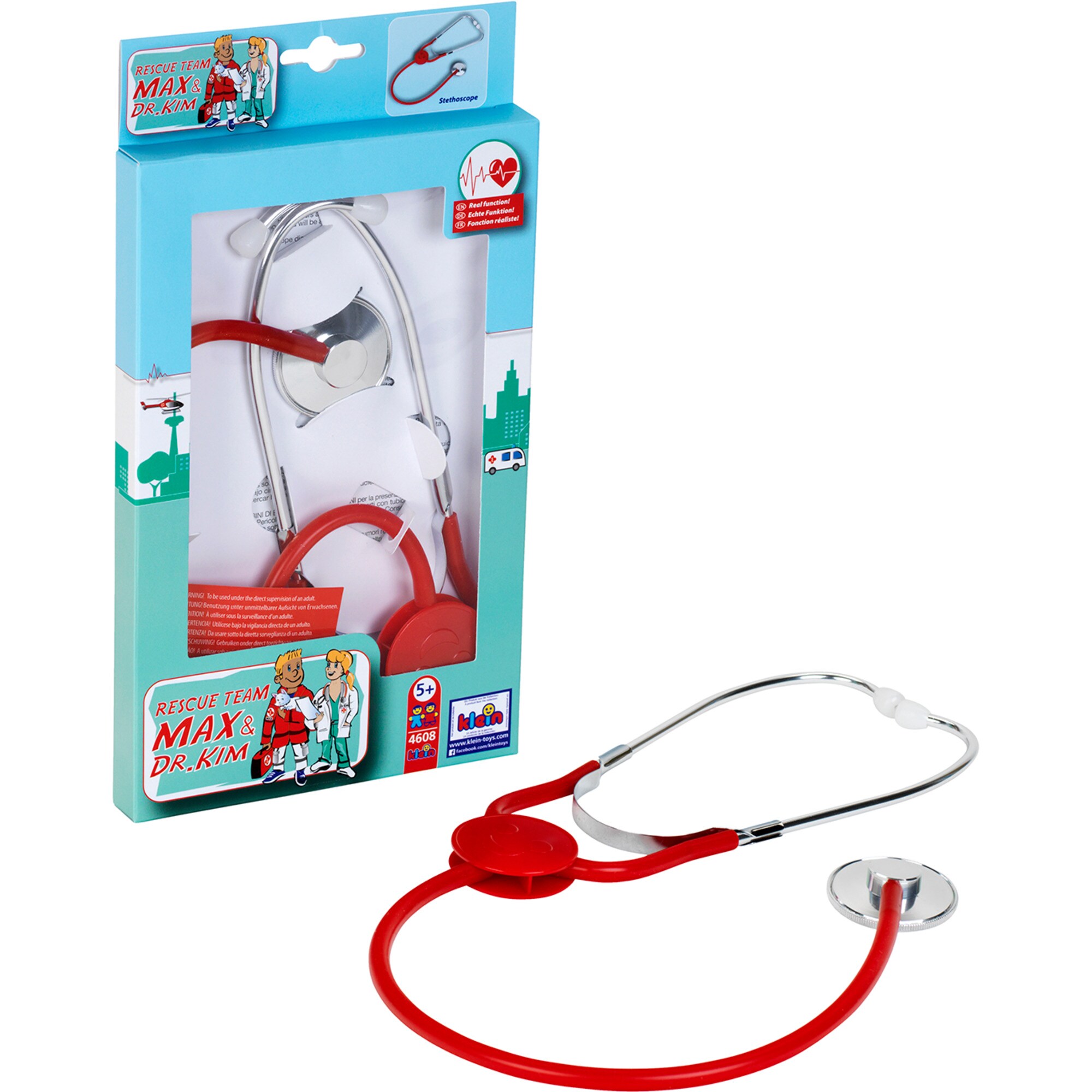 Theo Klein Rollenspiel Stethoskop, Metall - Bild 1