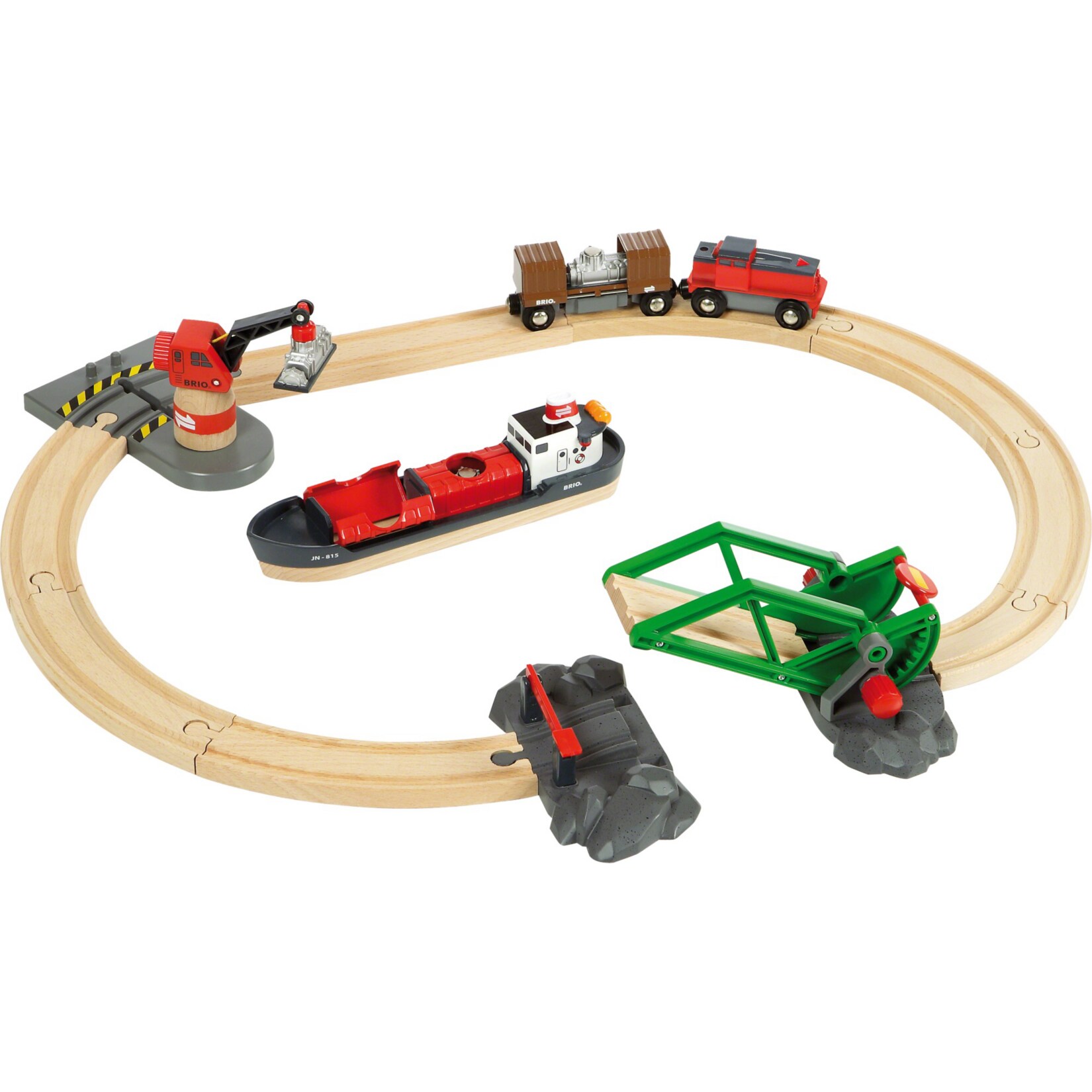 BRIO Bahn World Container Hafen Set - Bild 1