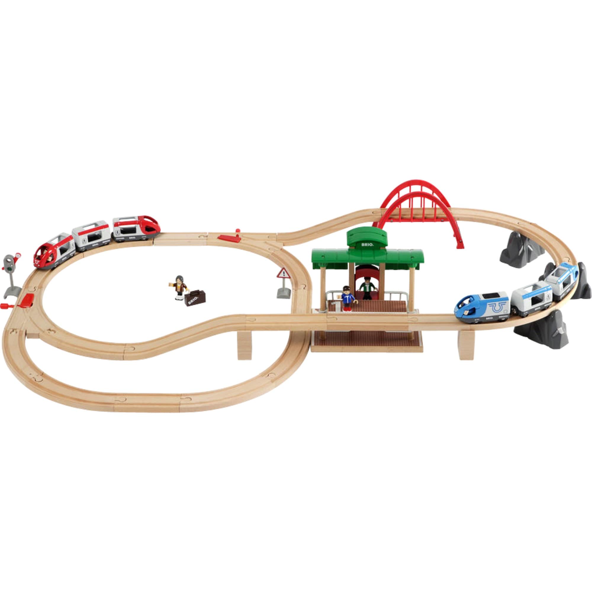 BRIO Bahn World Gro&szlig;es Bahn Reisezug Set - Bild 1