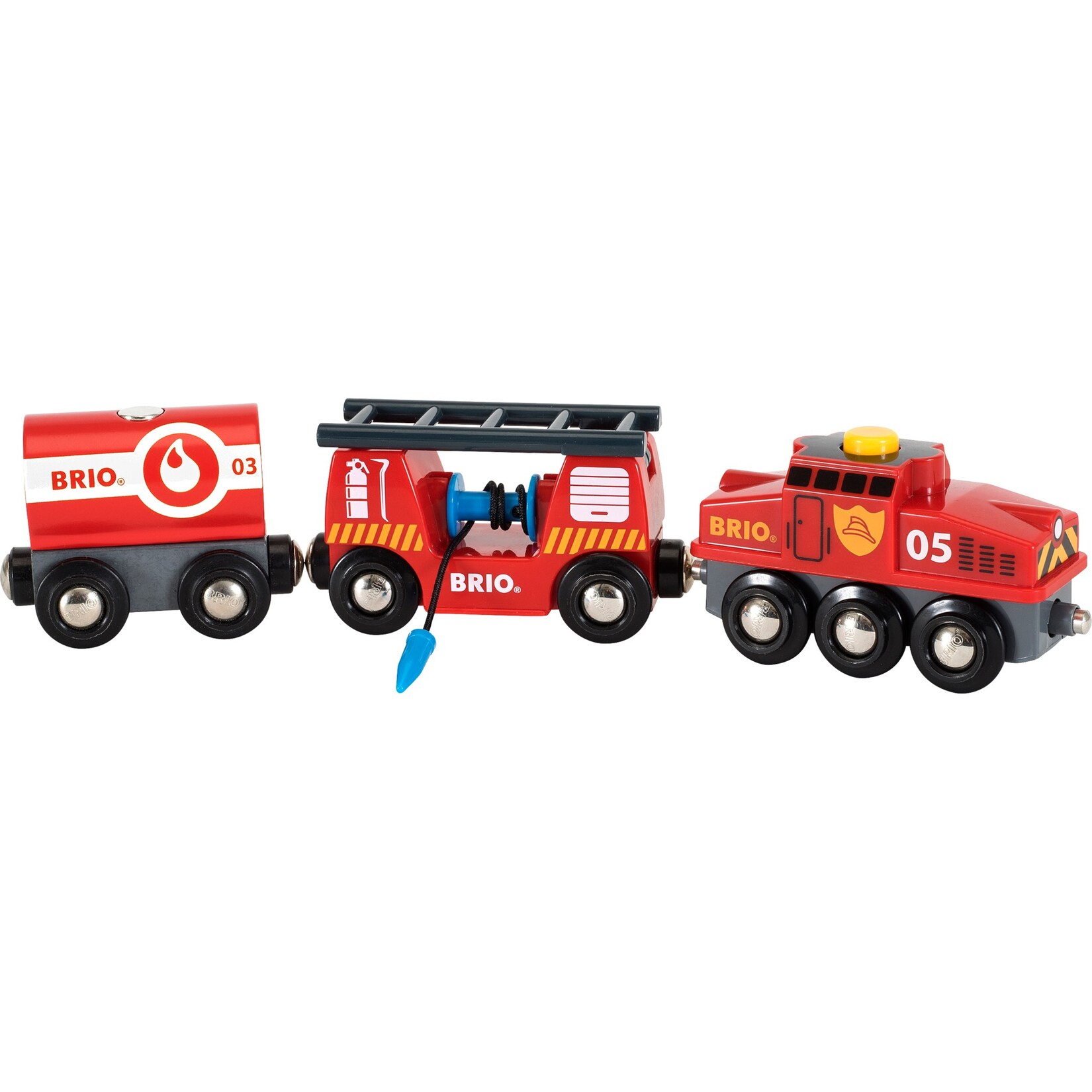 BRIO Spielfahrzeug World Feuerwehr-Löschzug | 07312350338447