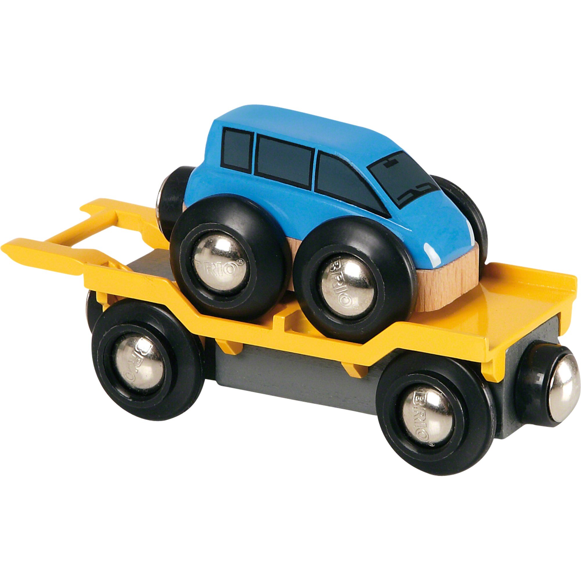BRIO Spielfahrzeug World Autotransporter mit Rampe - Bild 1