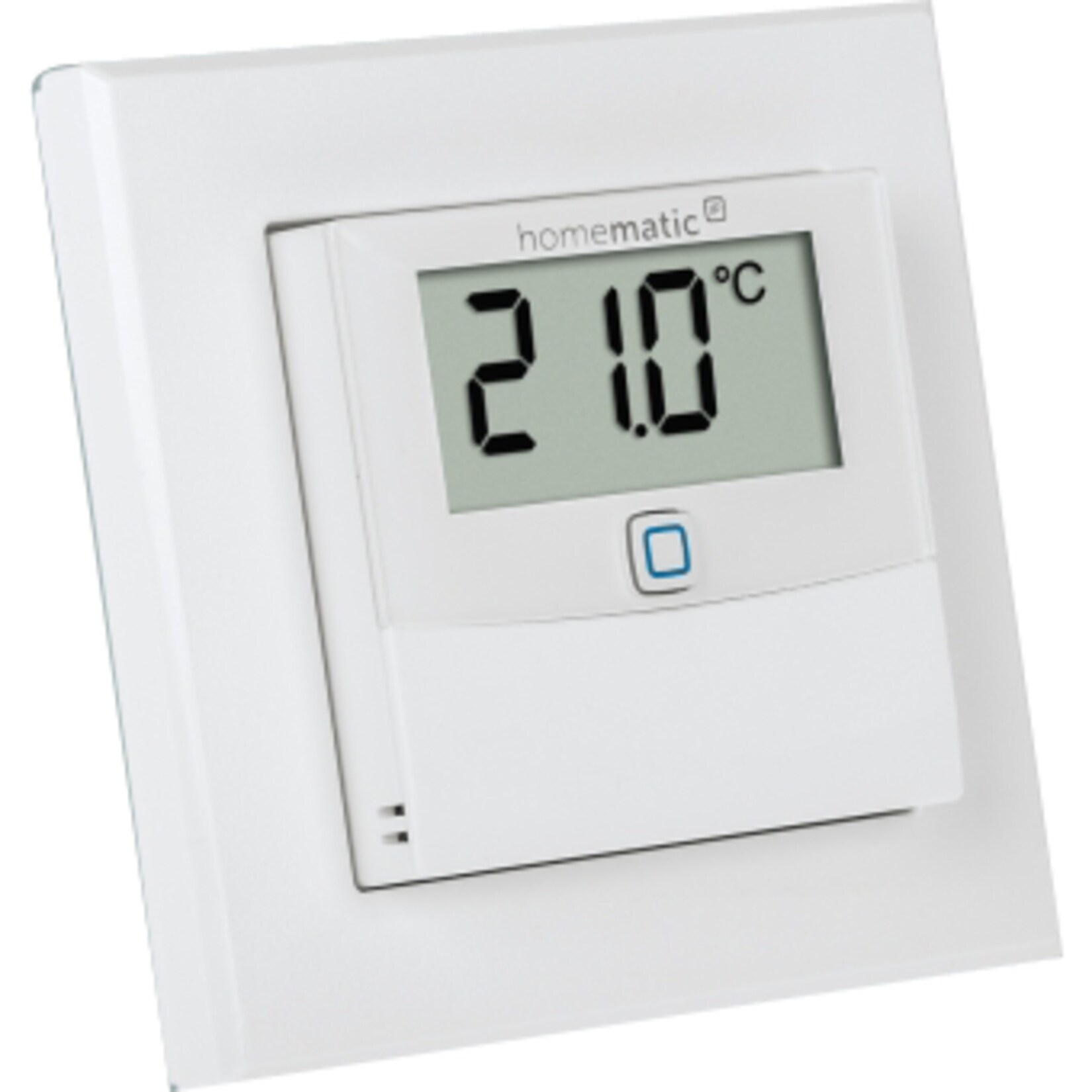 Homematic IP Sensor Smart Home Temperatur & Luftfeuchtigkeitssensor mit Display (HmIP-STHD)