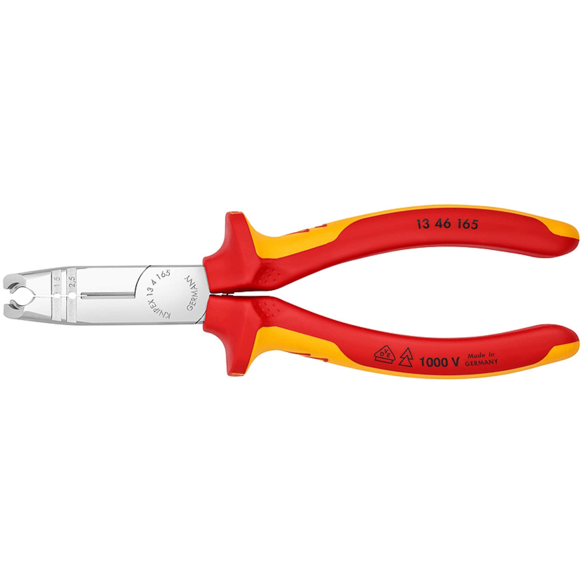 Knipex Abisolier-Zange Abmantelungszange VDE 1346165 - Bild 1