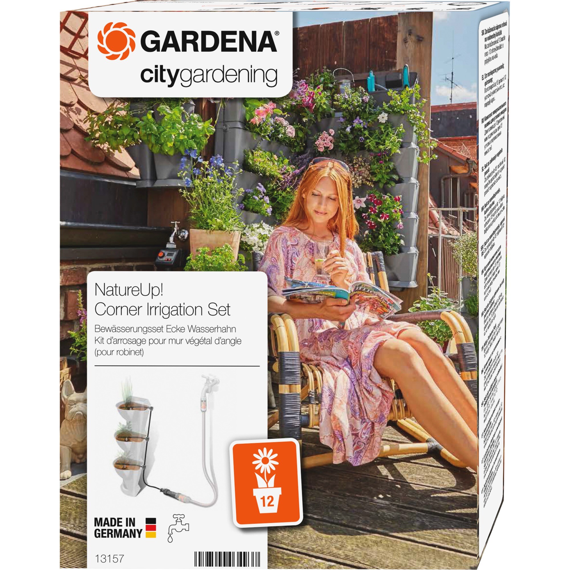 GARDENA Tropfsystem NatureUp! Bew&auml;sserungsset Ecke - Bild 1