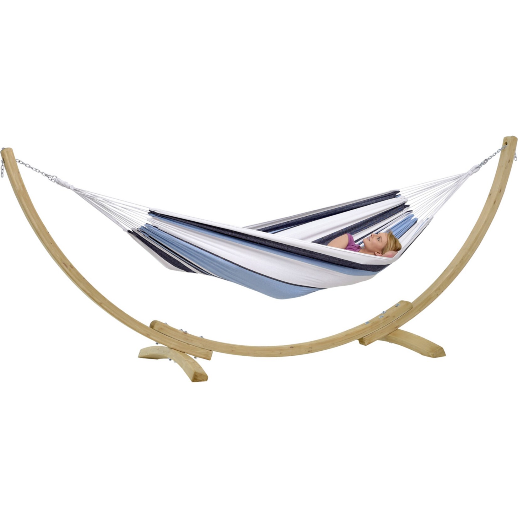 AMAZONAS H&auml;ngematte Apollo Set Marine - Bild 1