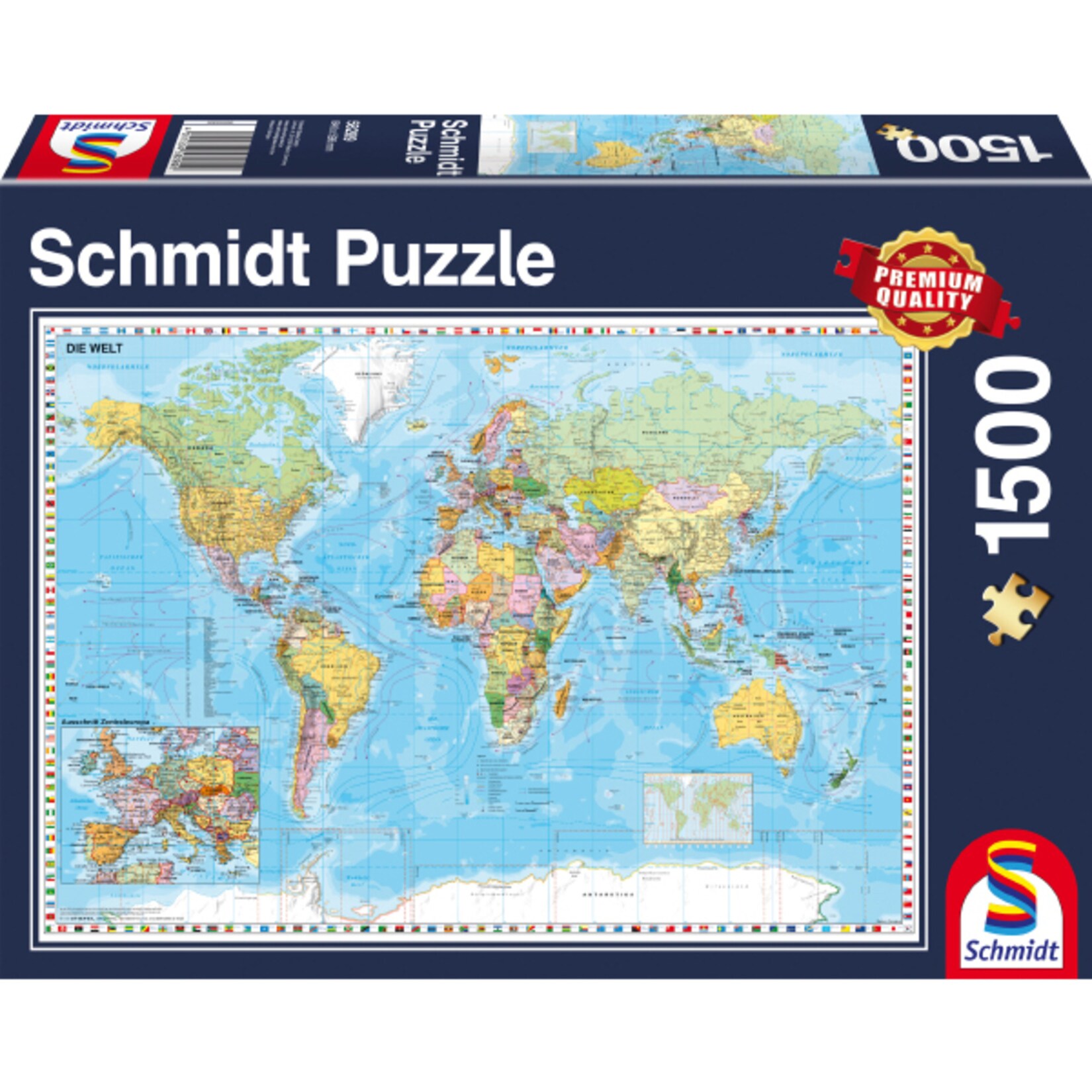 Schmidt Spiele Puzzle Puzzle Die Welt | 04001504582890