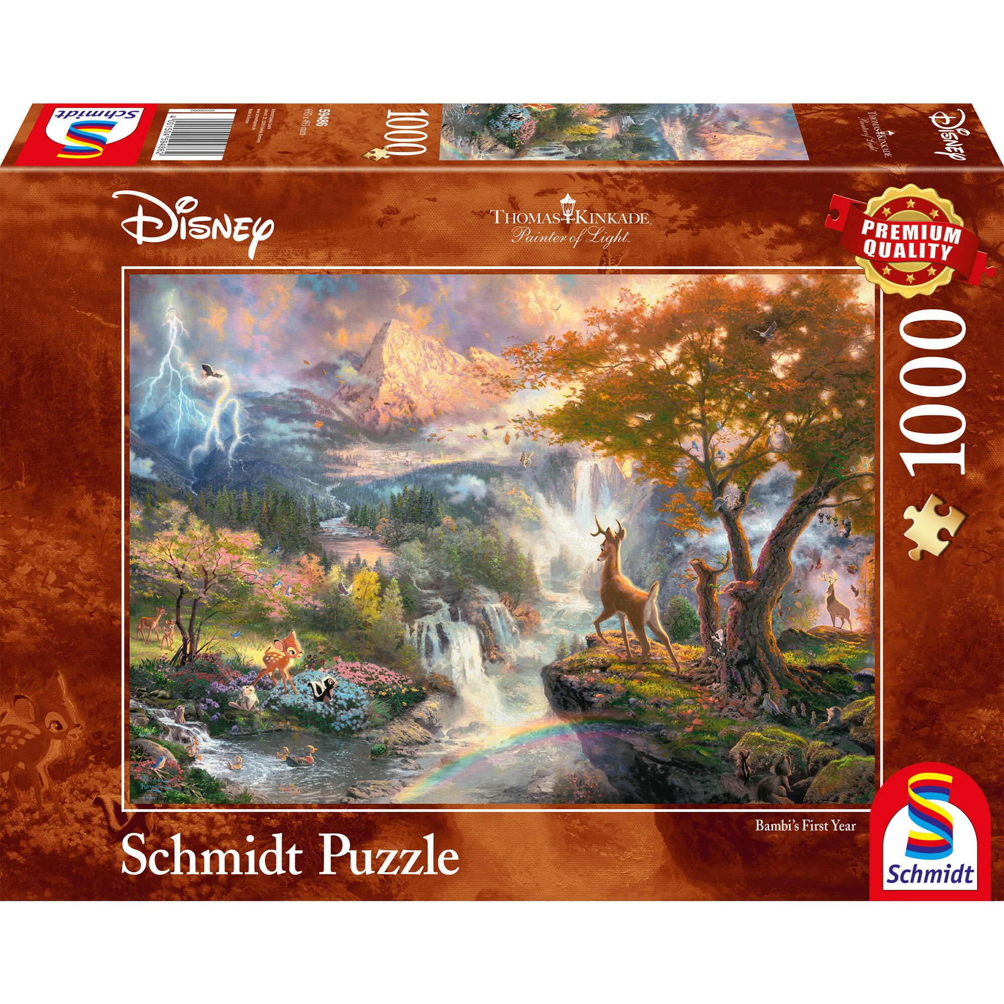 Schmidt Spiele Puzzle Puzzle Thomas Kinkade: Disney Bambi - Bild 1