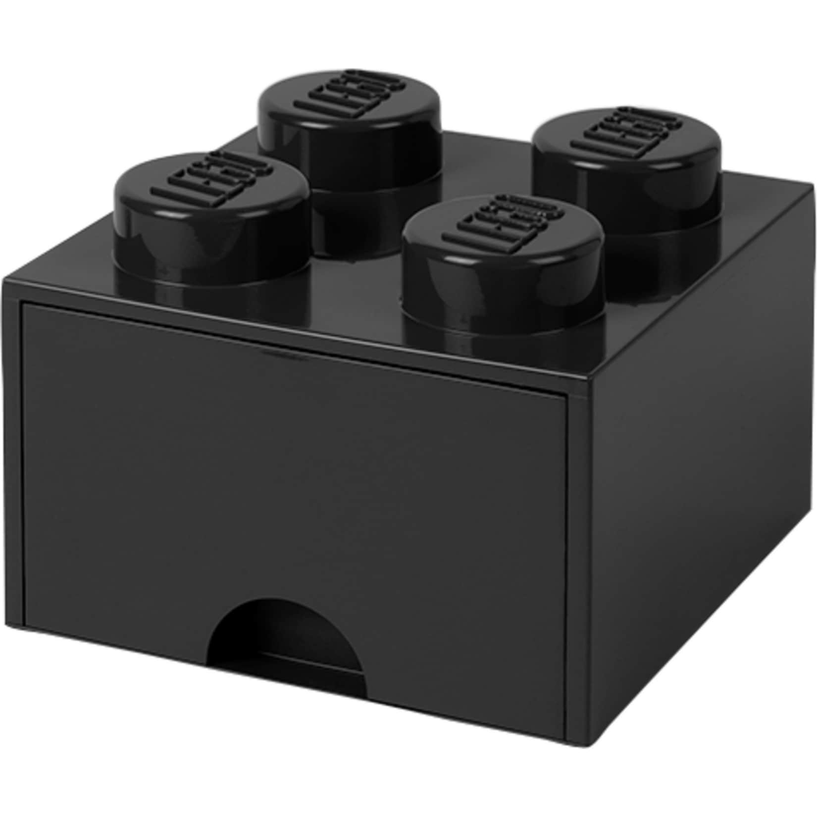 Room Copenhagen Aufbewahrungsbox LEGO Brick Drawer 4 schwarz