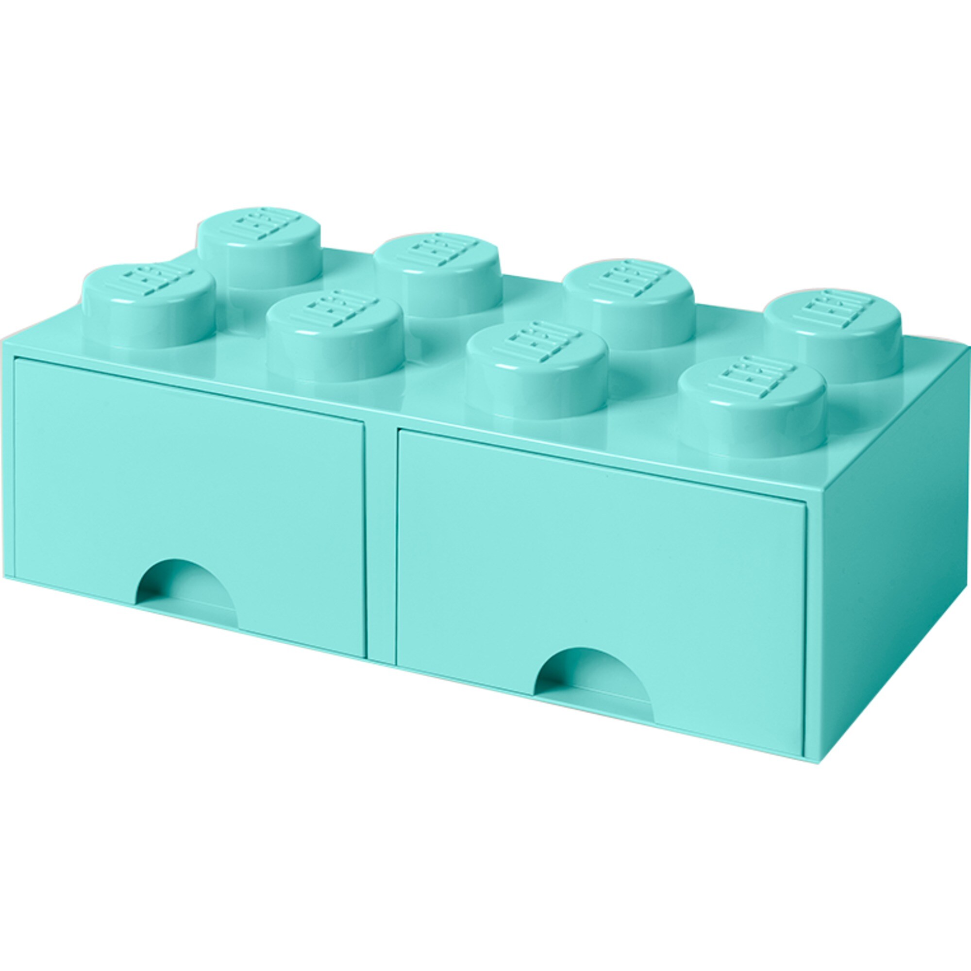 Room Copenhagen Aufbewahrungsbox LEGO Brick Drawer 8 aquablau - Bild 1