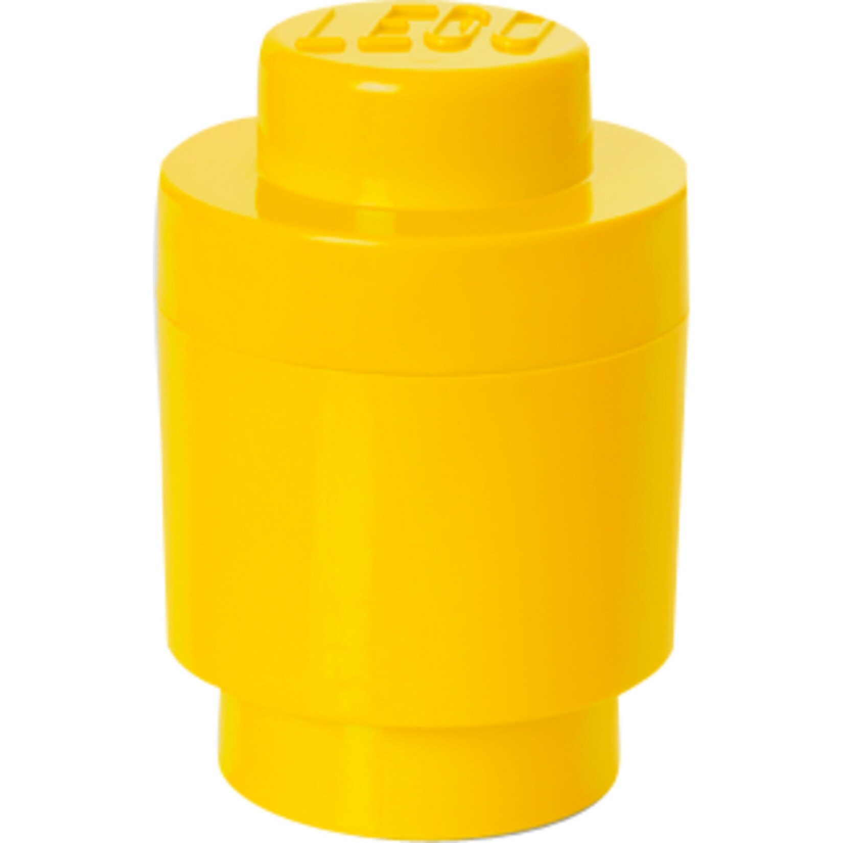 Room Copenhagen Aufbewahrungsbox LEGO Storage Brick 1 rund gelb - Bild 1