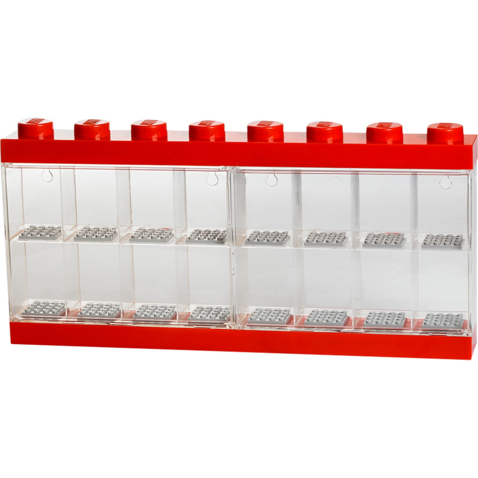 Room Copenhagen Aufbewahrungsbox LEGO Minifiguren Display Case 16 rot