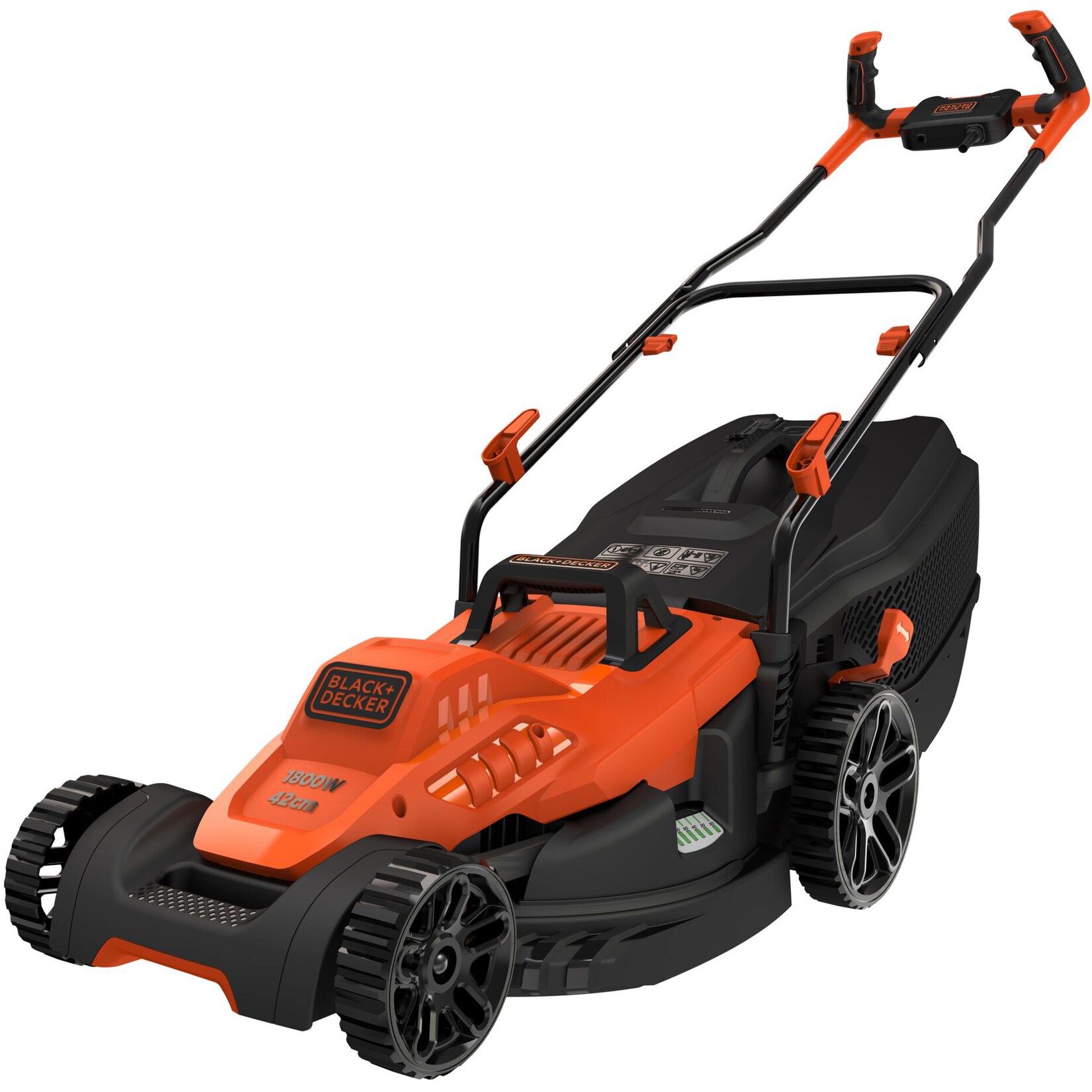 BLACK+DECKER Rasenmäher Rasenmäher BEMW481BH-QS, 42cm | 05035048682838