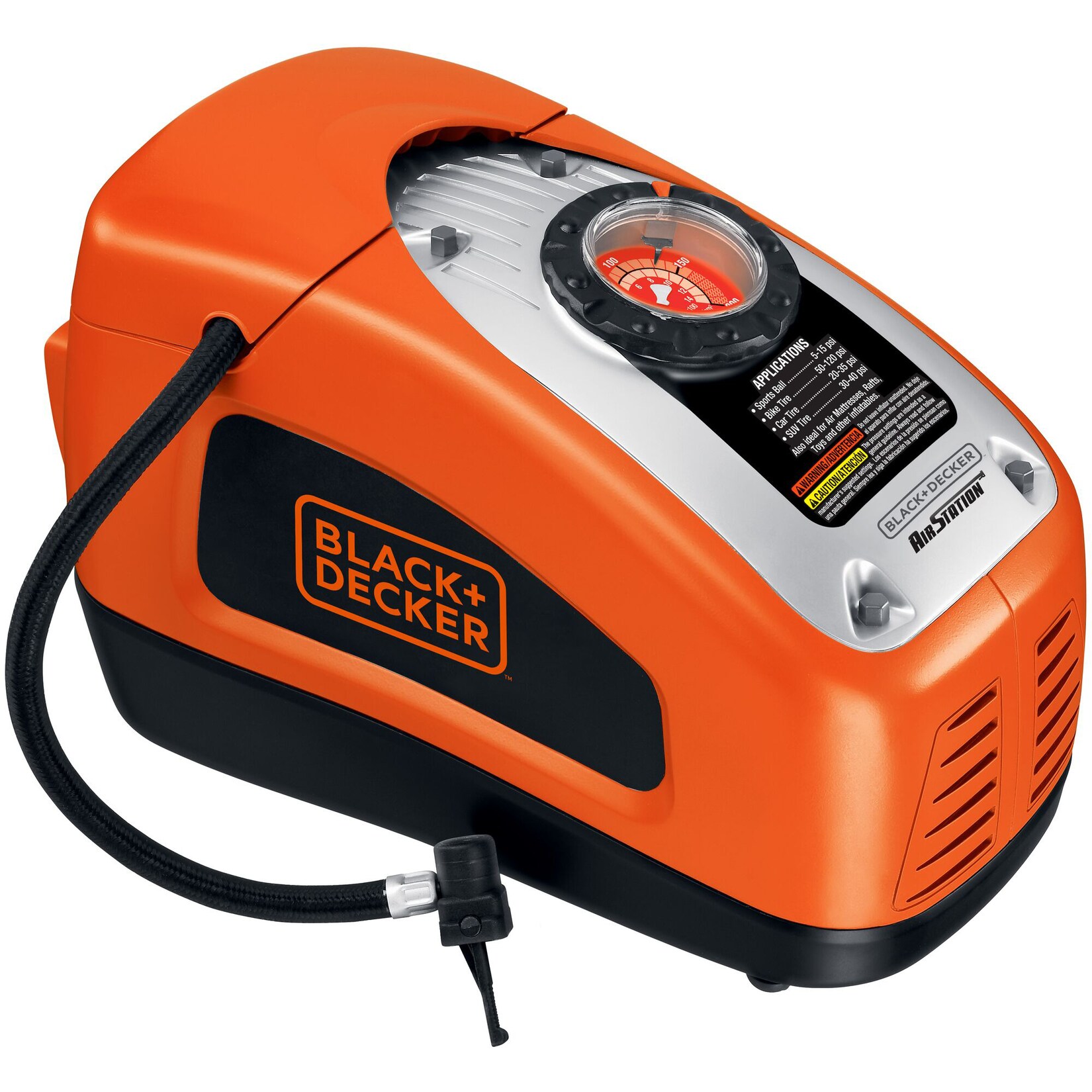 BLACK+DECKER Luftpumpe Kompressor ASI300, 11bar | 05035048200056