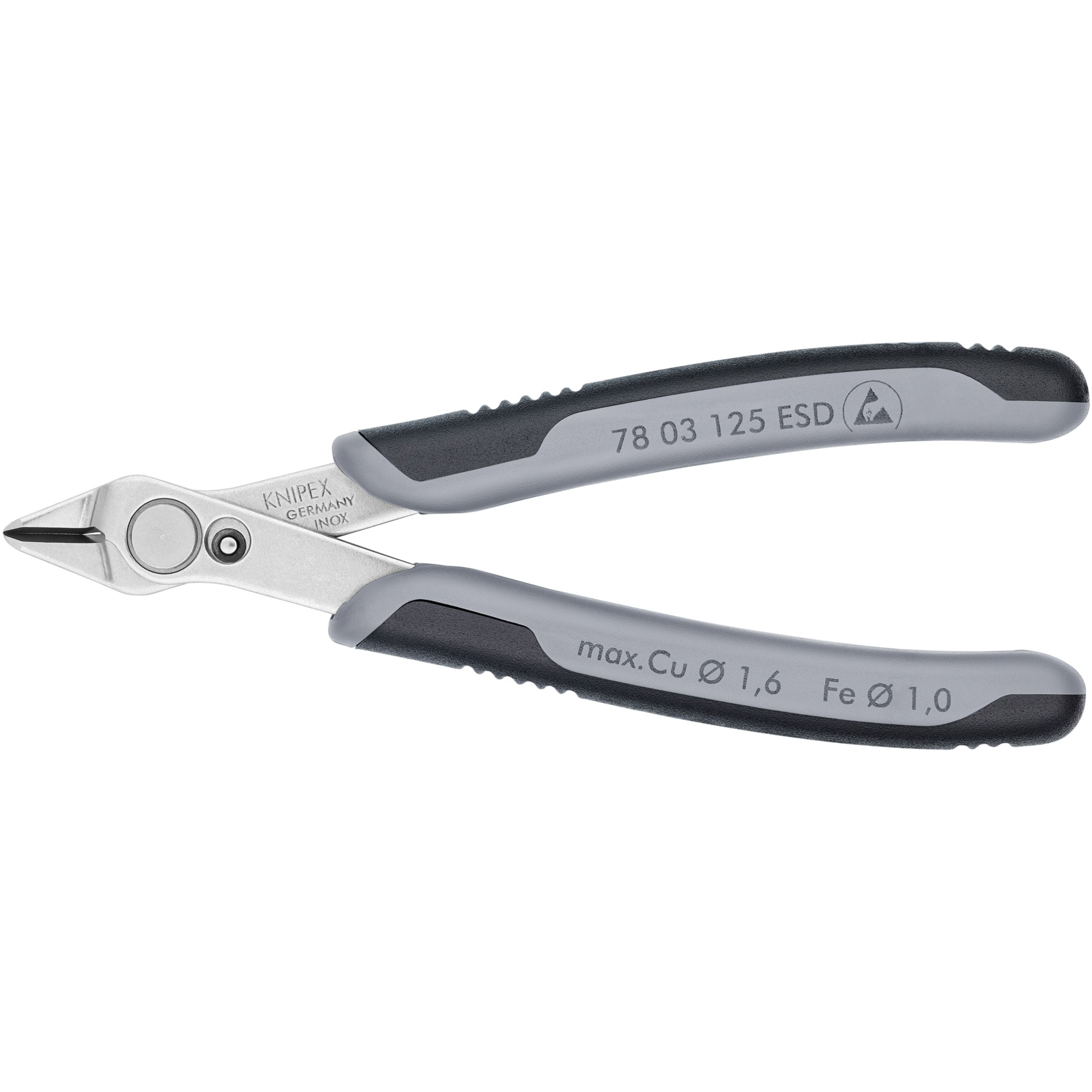 Knipex Elektronik-Zange Electronic Super Knips ESD, 78 03 125 ESD - Bild 1