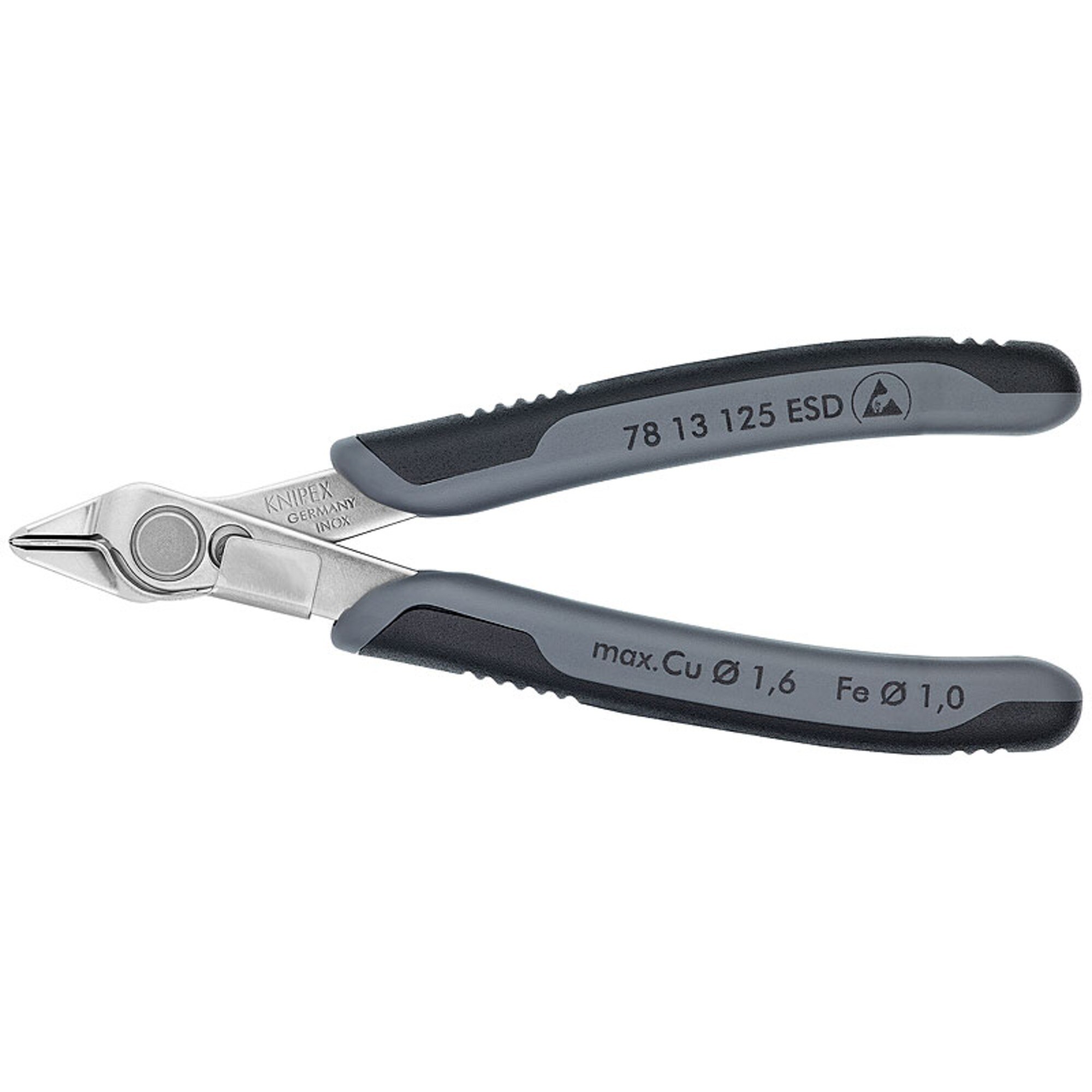 Knipex Elektronik-Zange Electronic Super Knips ESD, 78 13 12 5 ESD - Bild 1