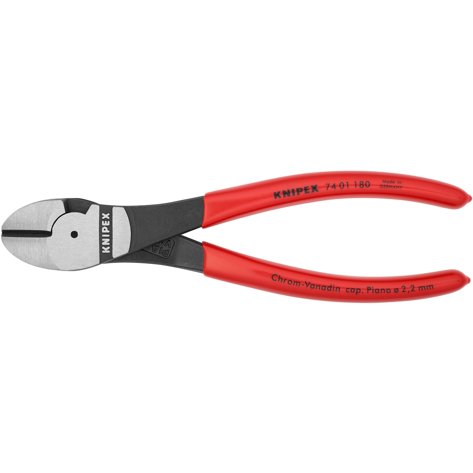 Knipex Schneid-Zange Kraft-Seitenschneider 74 01 180 | 04003773022008