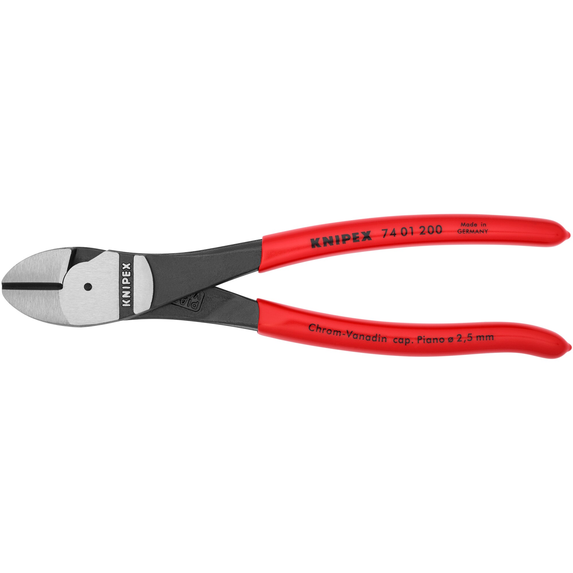 Knipex Schneid-Zange Kraft-Seitenschneider 74 01 200 - Bild 1