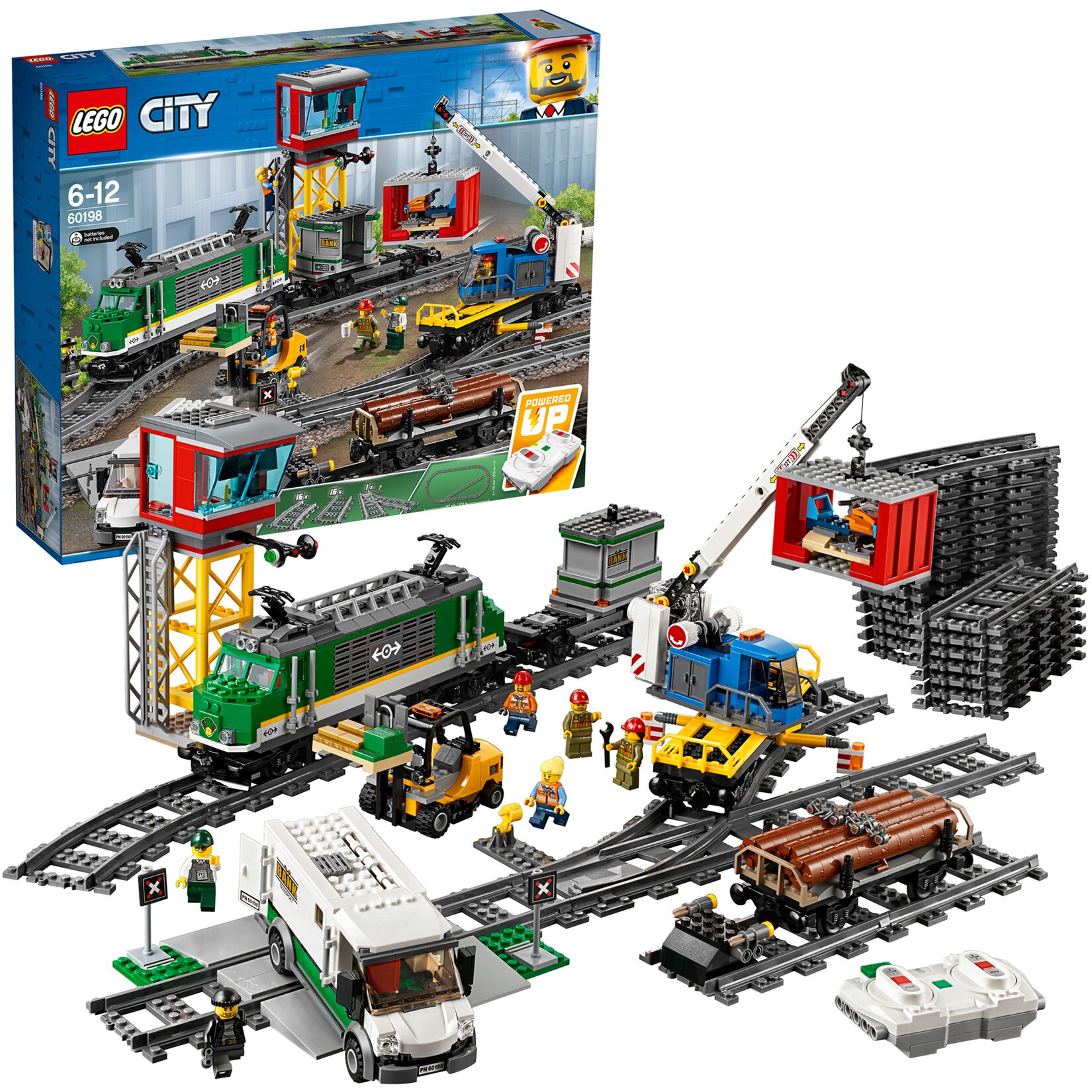 LEGO Konstruktionsspielzeug City Güterzug | 05702016109795