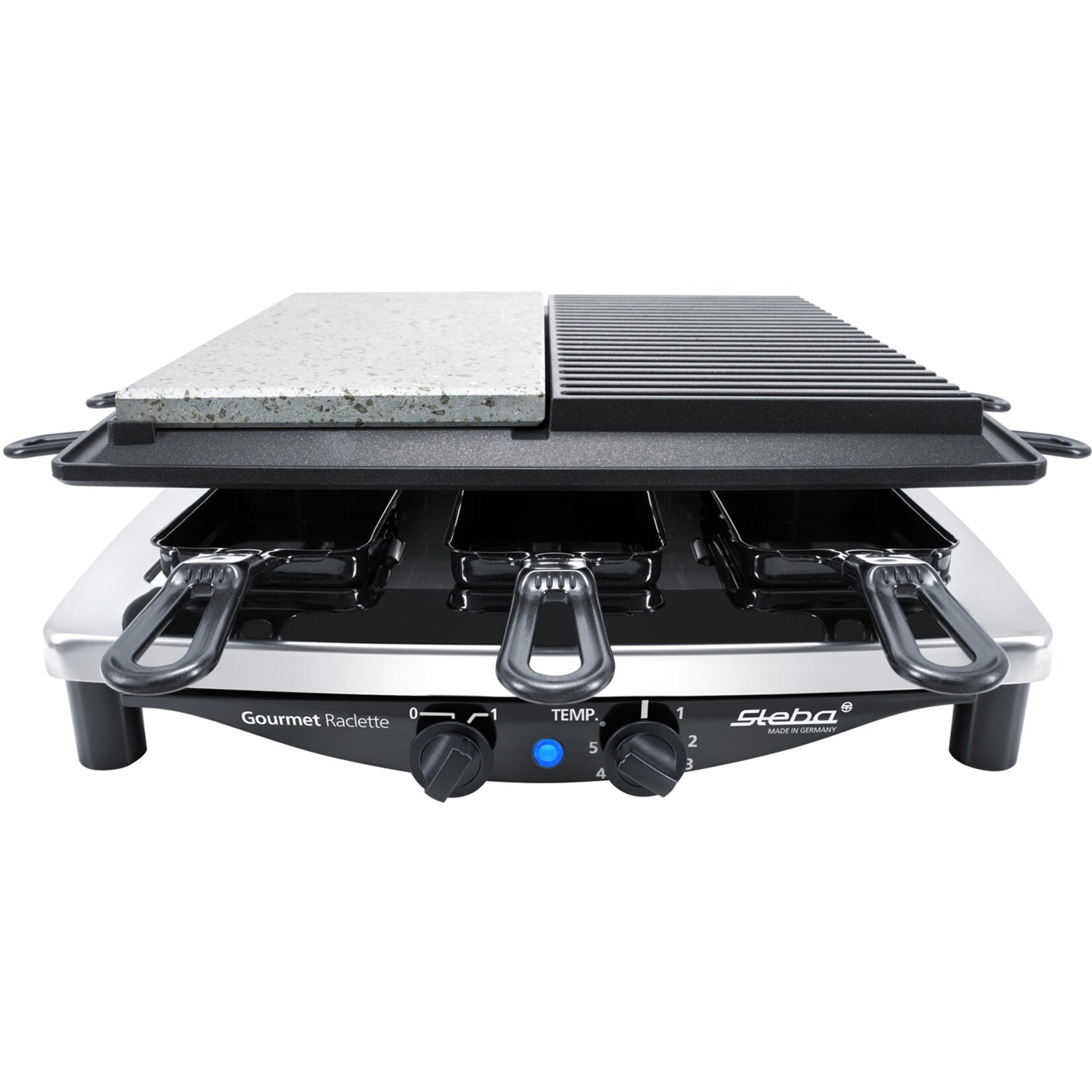 Steba Raclette Raclette RC 4 Plus Deluxe Chrom | 04011833302243