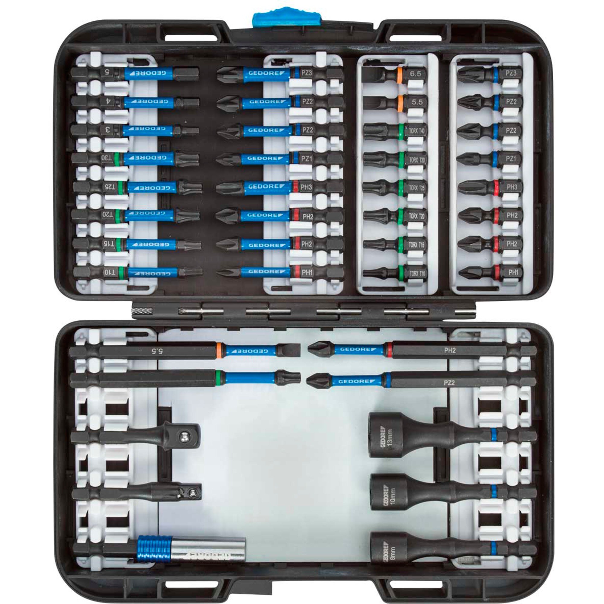 Gedore Bit-Satz Torsions-Bit-Satz 666-042, 42-teilig - Bild 1
