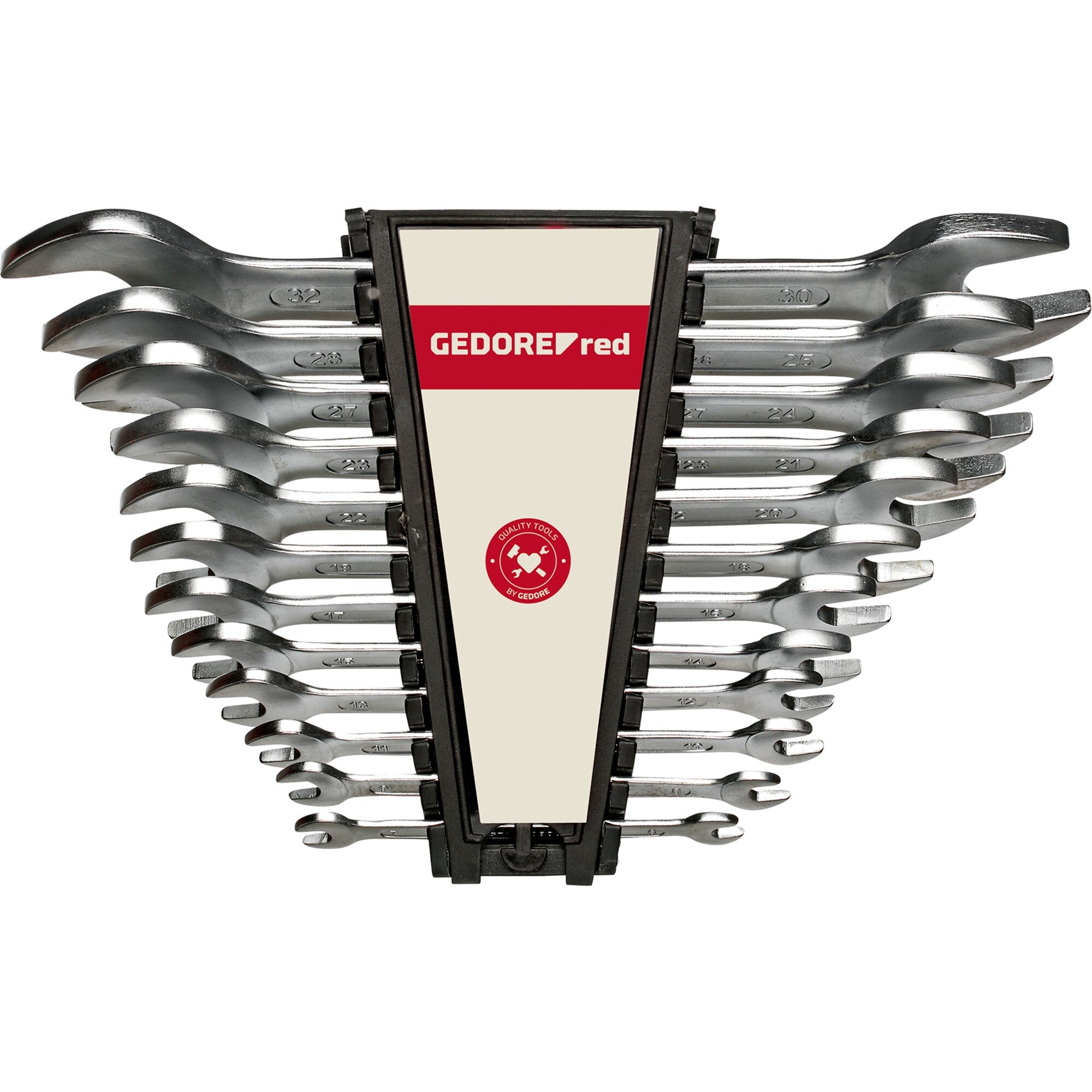 Gedore Schraubenschl&uuml;ssel Red Doppel-Maulschl&uuml;ssel-Satz, lang, 12-teilig - Bild 1