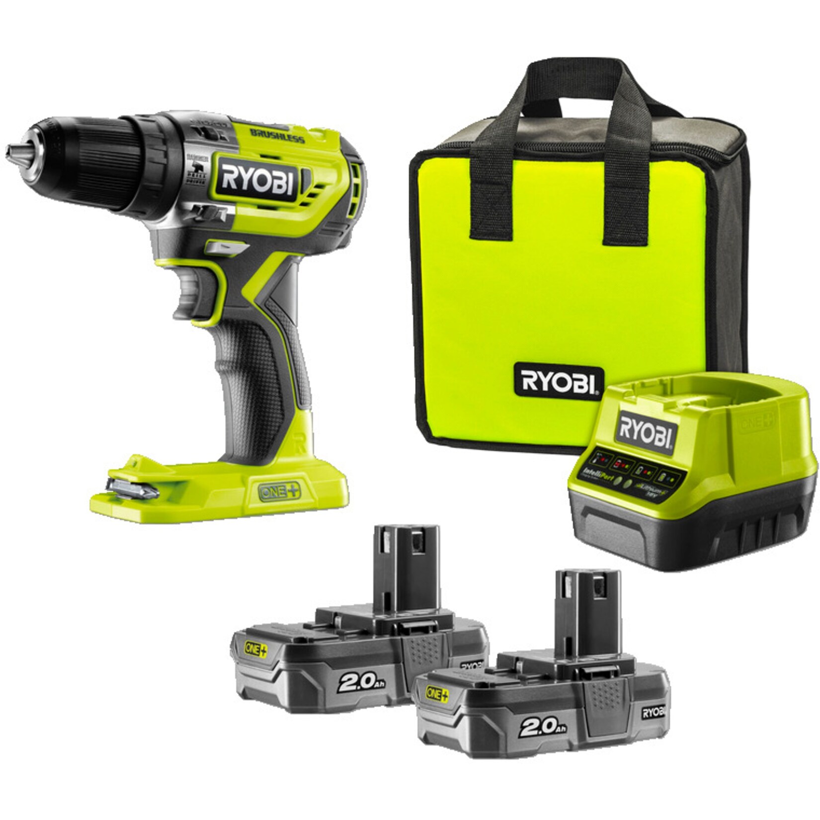 Ryobi Schlagbohrschrauber ONE+ Akku-Schlagbohrschrauber R18PD5-220S, 18Volt | 04892210173713