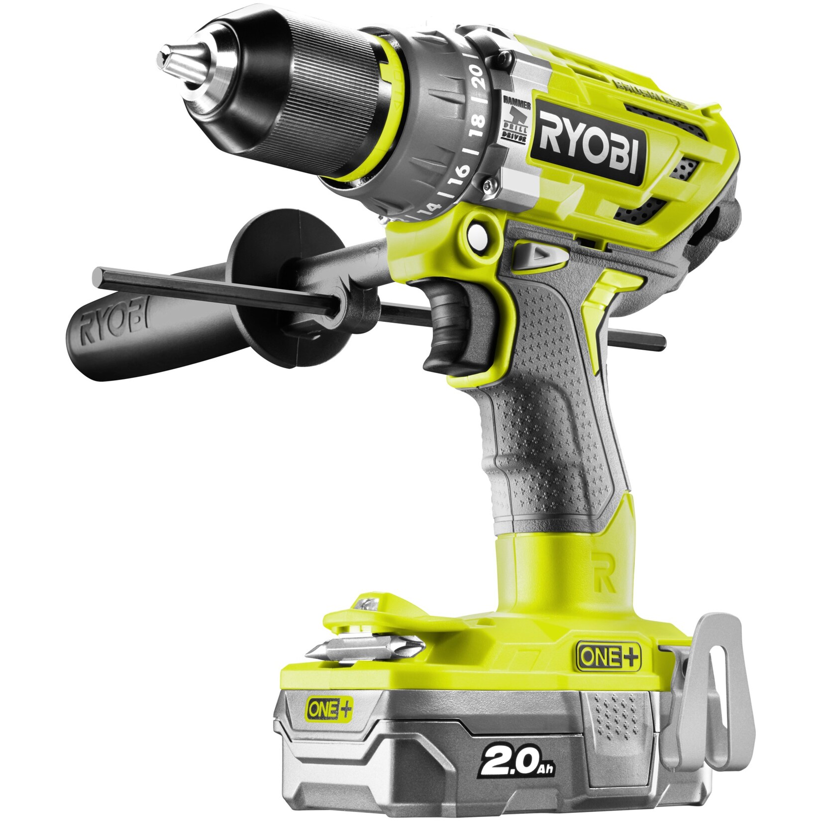 Ryobi Schlagbohrschrauber ONE+ Akku-Schlagbohrschrauber R18PD7-220B, 18Volt | 04892210172105